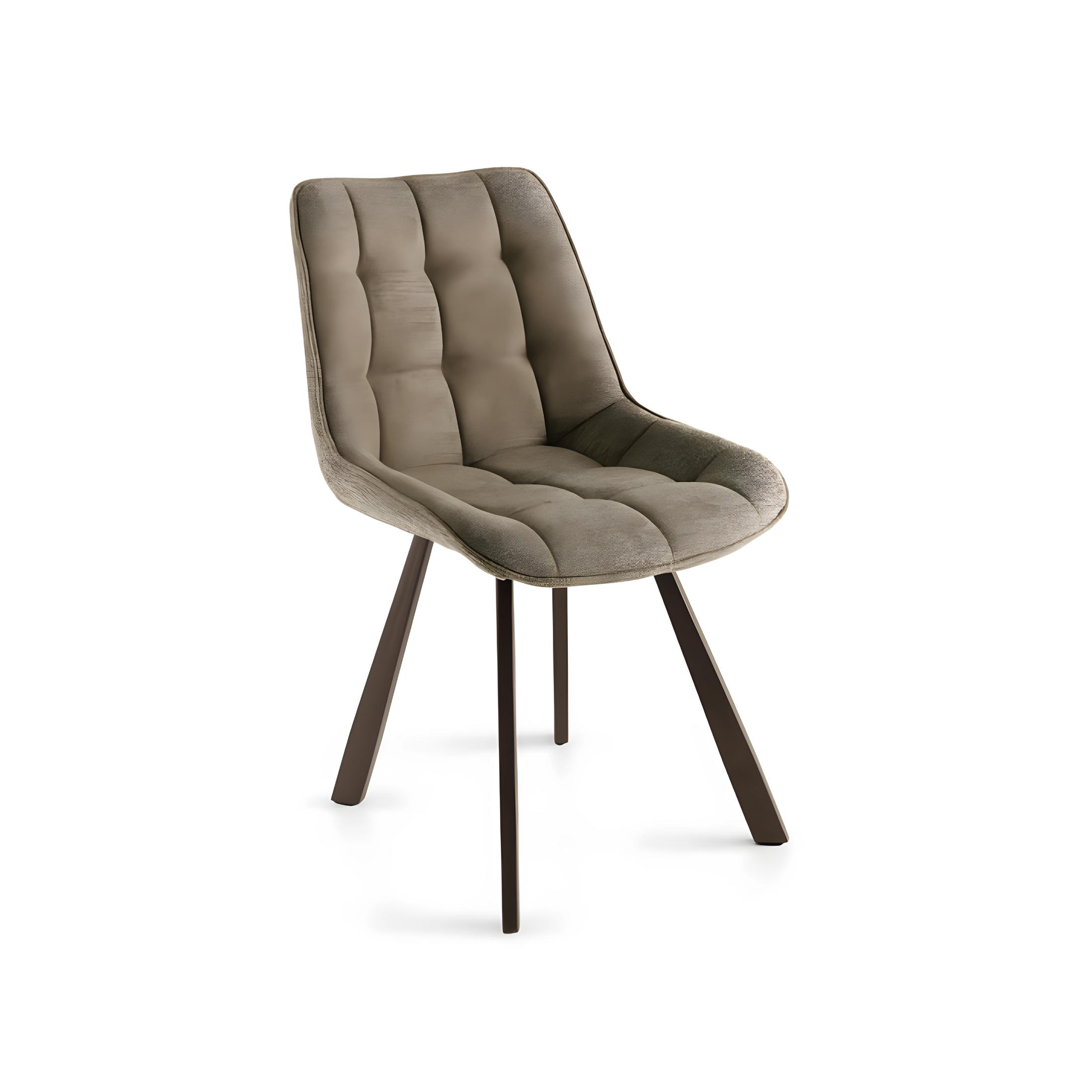 Set of padded chairs "Morgan" metal frame 49x59 cm 83h