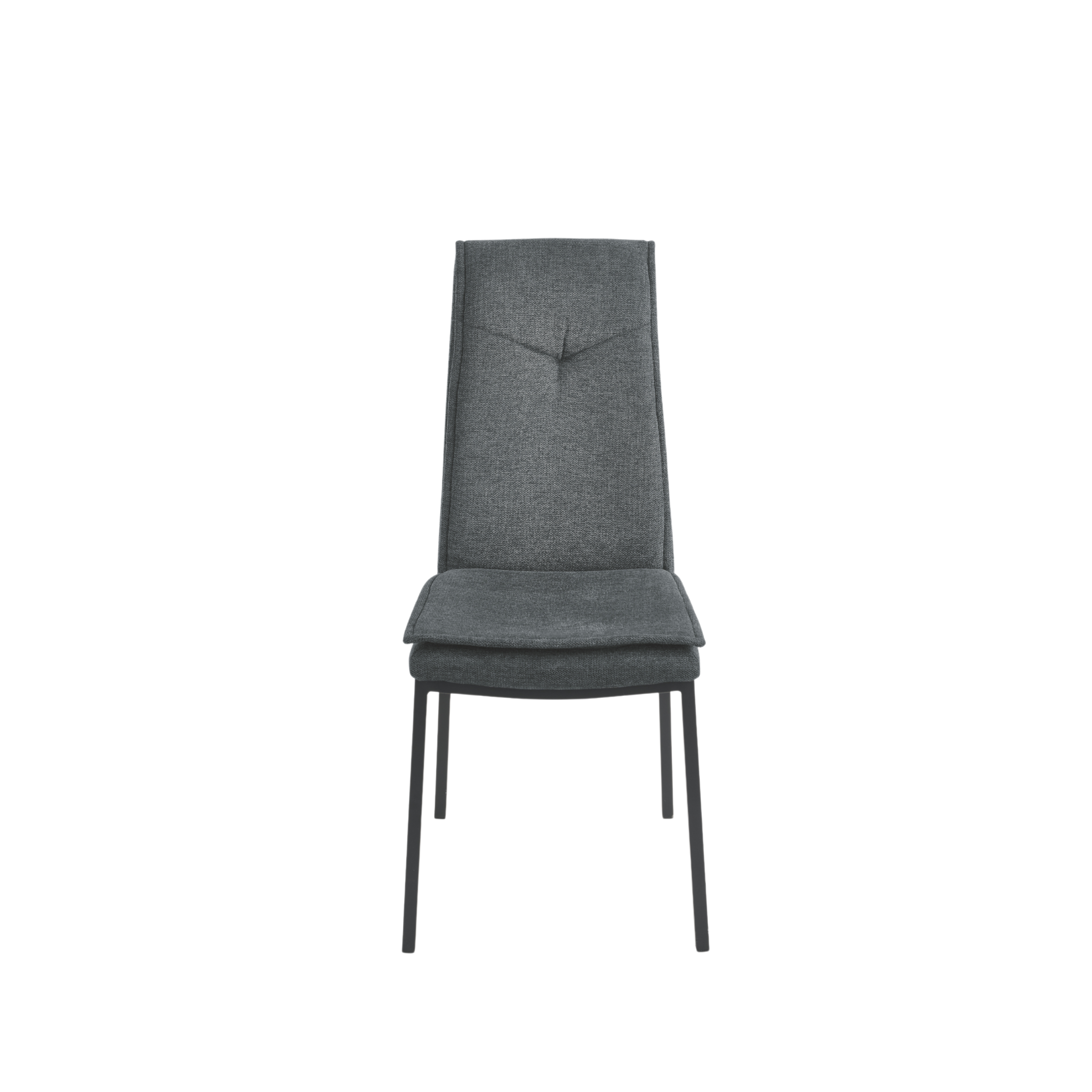 Set of "Lymba" padded dining chairs with metal frame, 45x60 cm, 98h