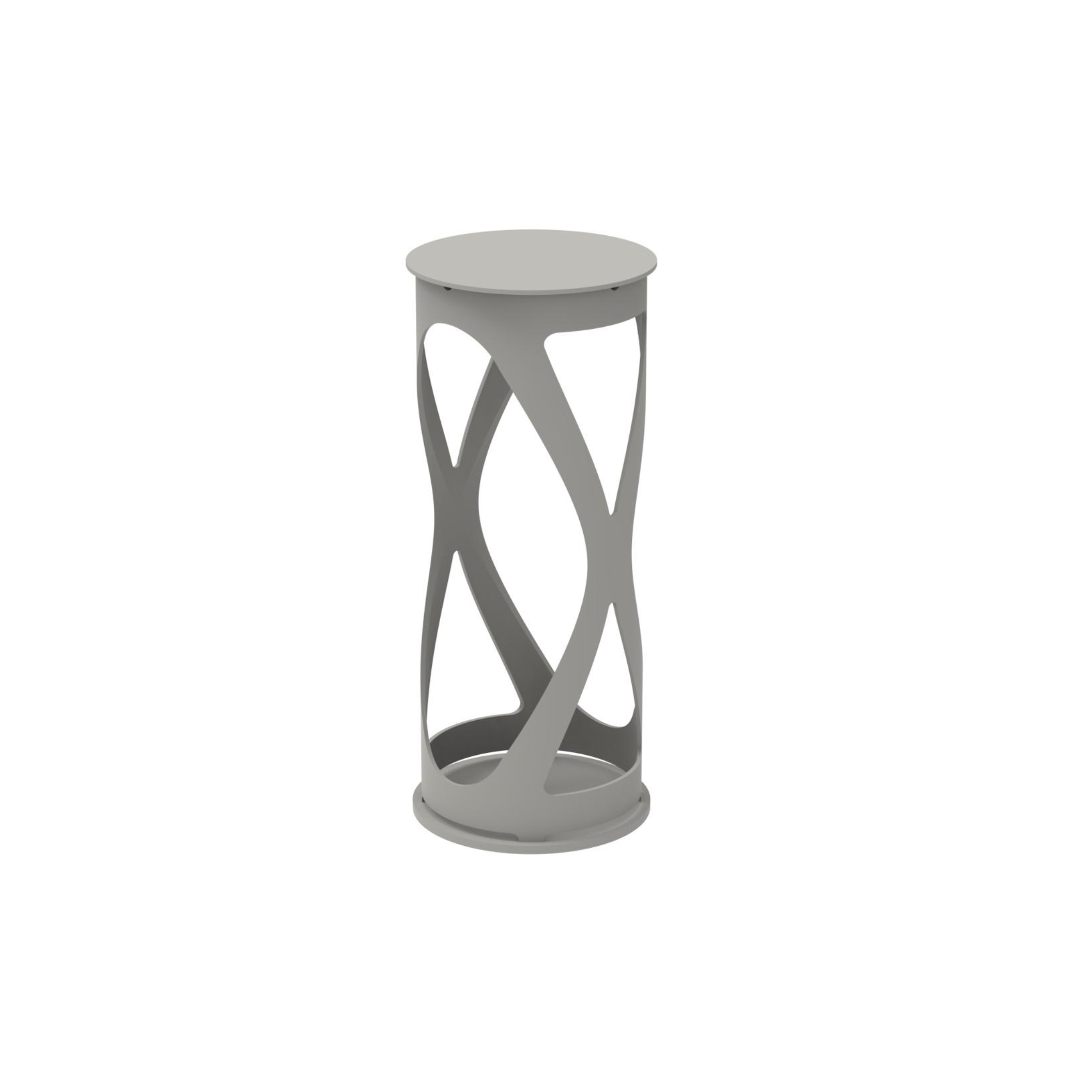"Luna" rechargeable outdoor metal table lamp, 12x12 cm, 26 hours