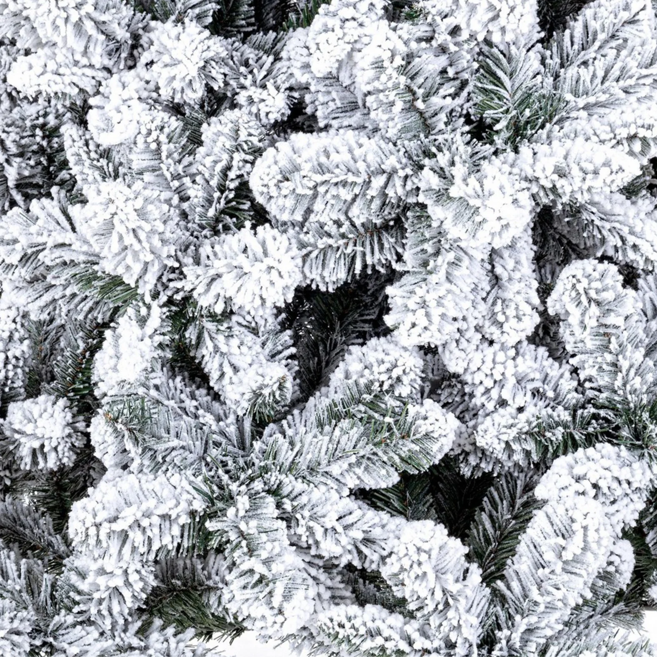 Árbol de Navidad nevado "Fiocco" fabricado en PVC de alta calidad + Flock