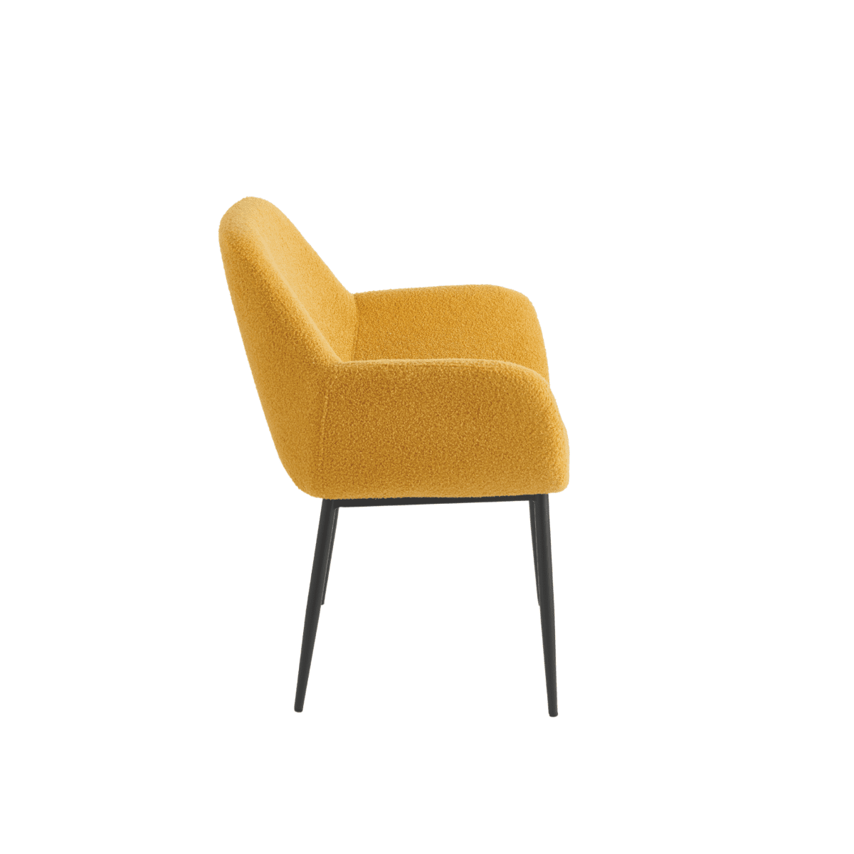 Set di sedie da pranzo "Tessandro" in tessuto imbottite cm 60x62 85h - MondoViro