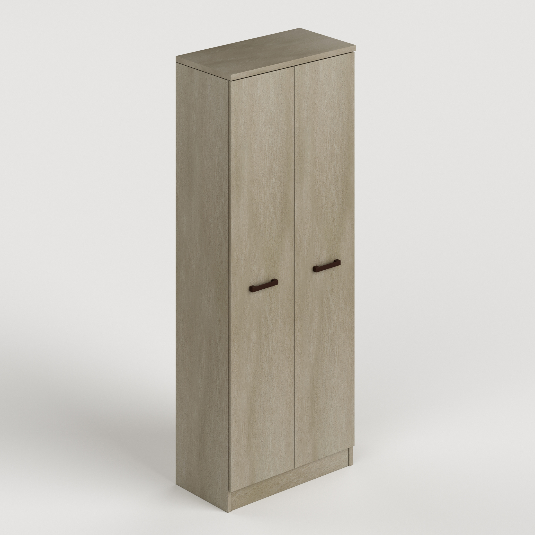 Modern "Gin" multipurpose wardrobe with 2 doors and shelves, 71x38 cm, 182 cm high.