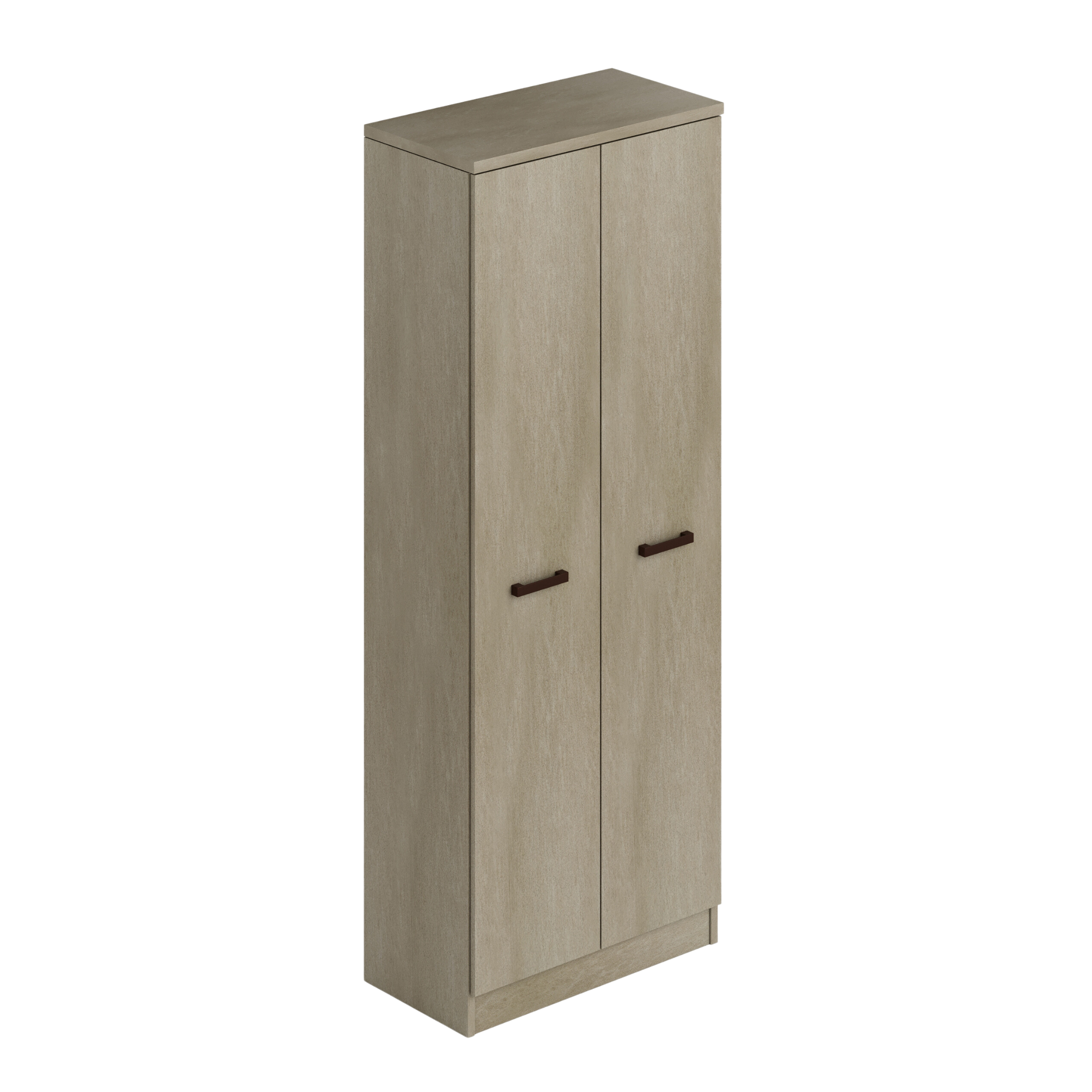 Modern "Gin" multipurpose wardrobe with 2 doors and shelves, 71x38 cm, 182 cm high.