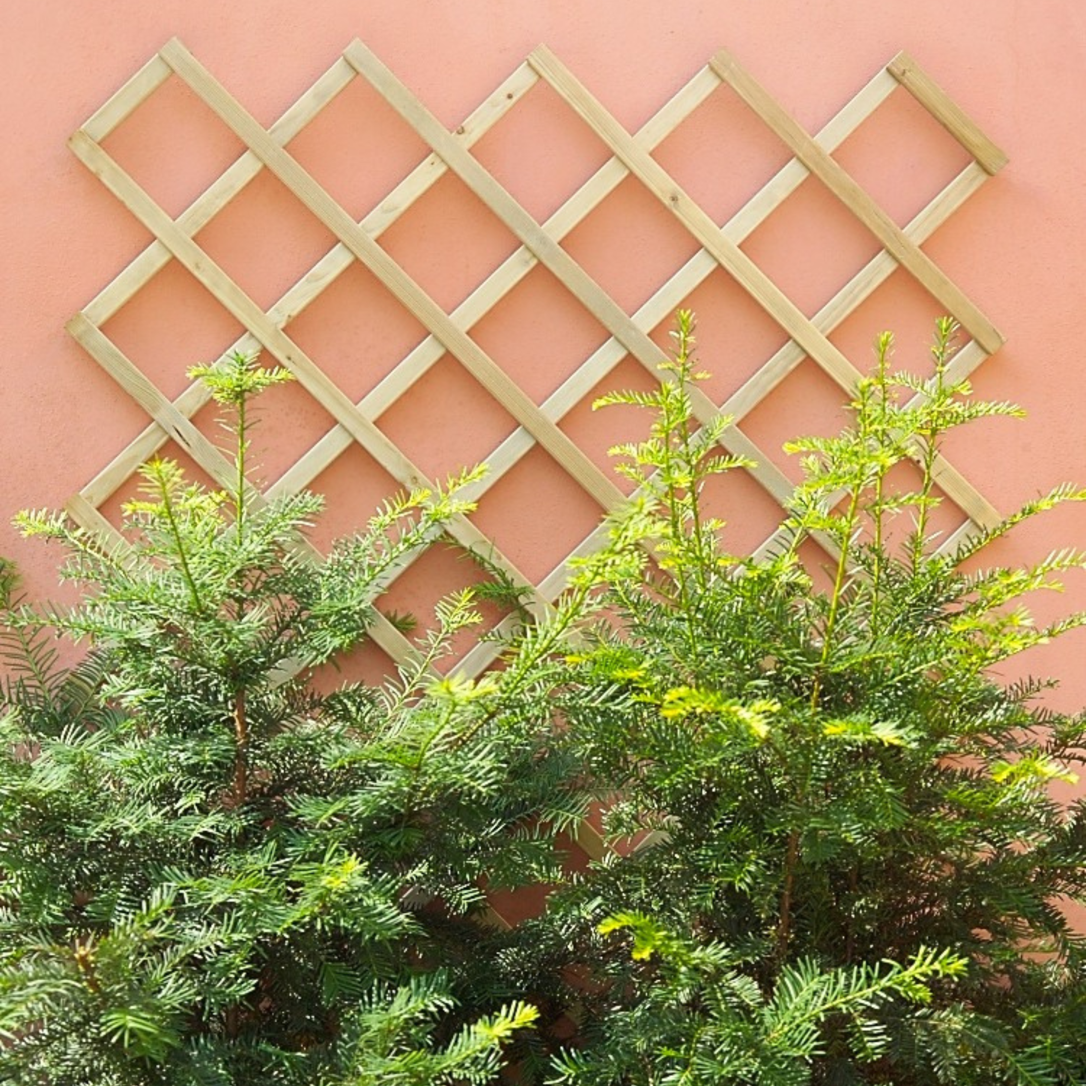 "Grace" extendable garden panel with square mesh