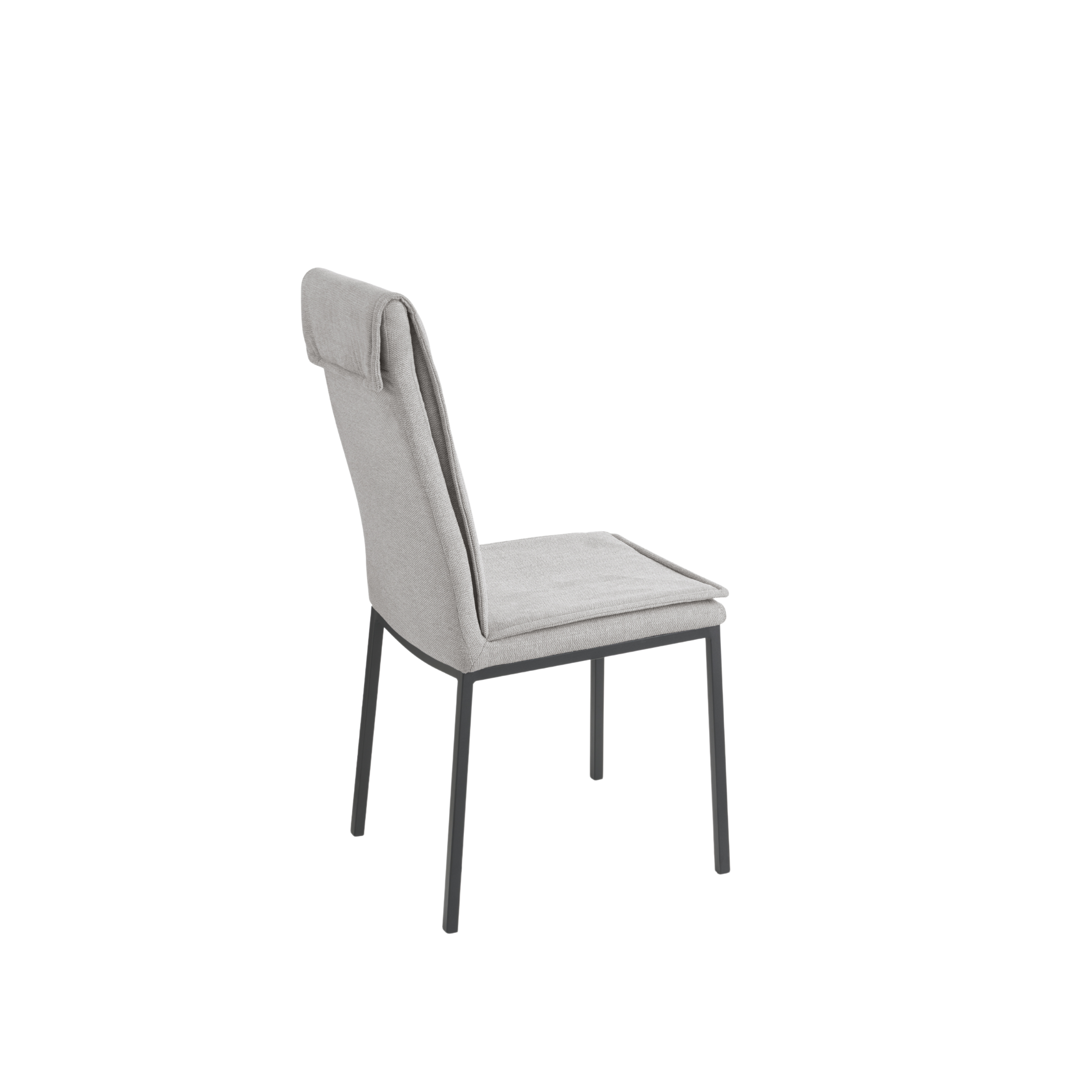 Set of "Lymba" padded dining chairs with metal frame, 45x60 cm, 98h