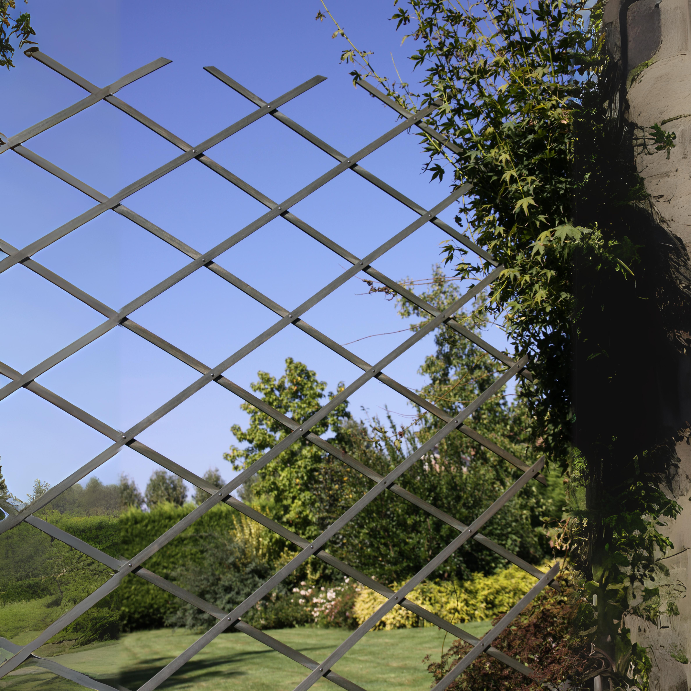 Extendable "Gelsy" wooden trellis, 45 x 180 cm