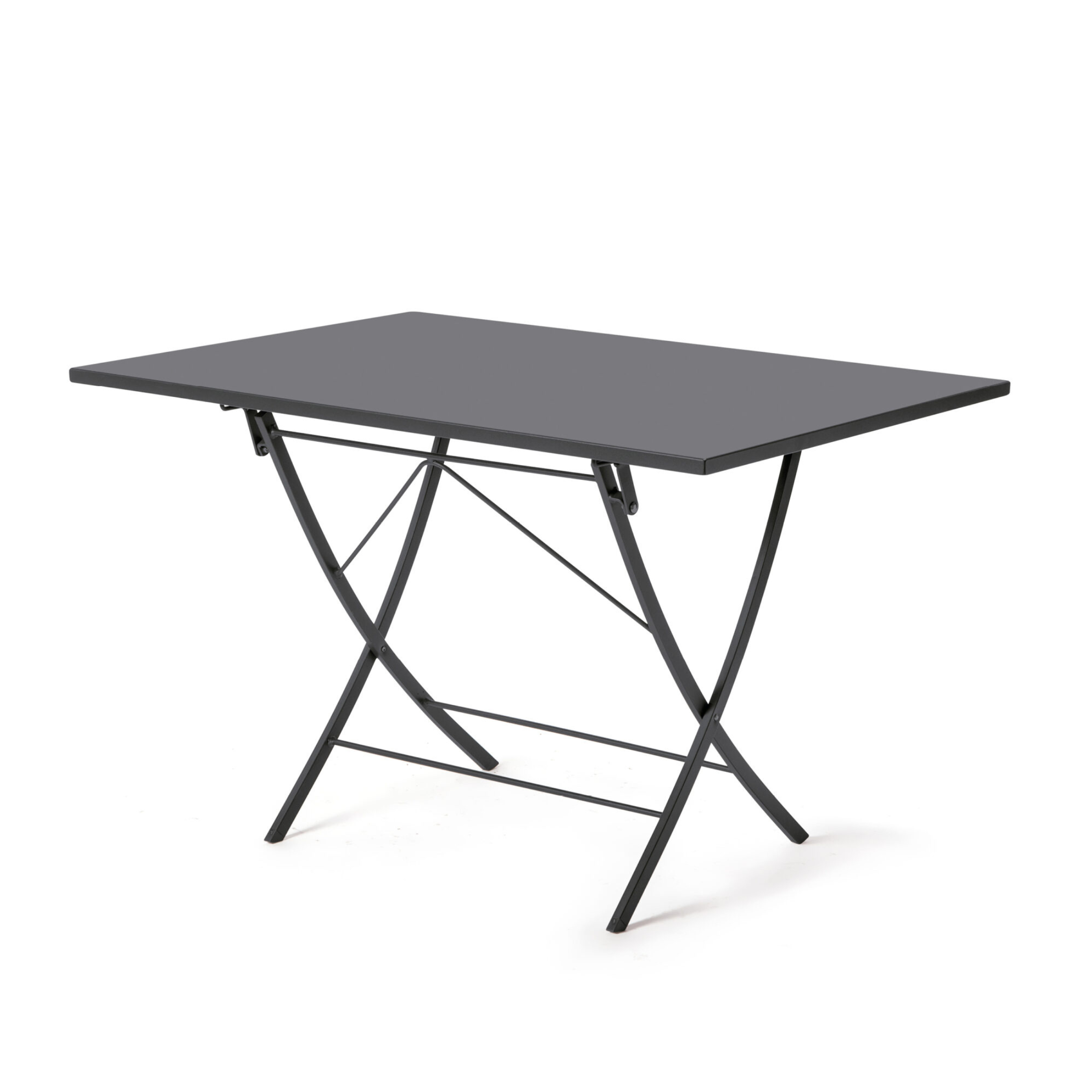 "Vegas" 75cm Galvanized Metal Folding Garden Table