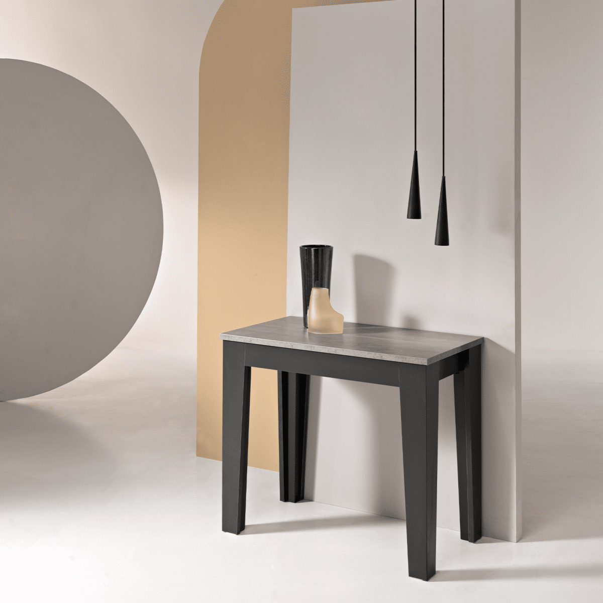 Tavolo consolle allungabile "Heidi" funzionale e versatile - MondoViro