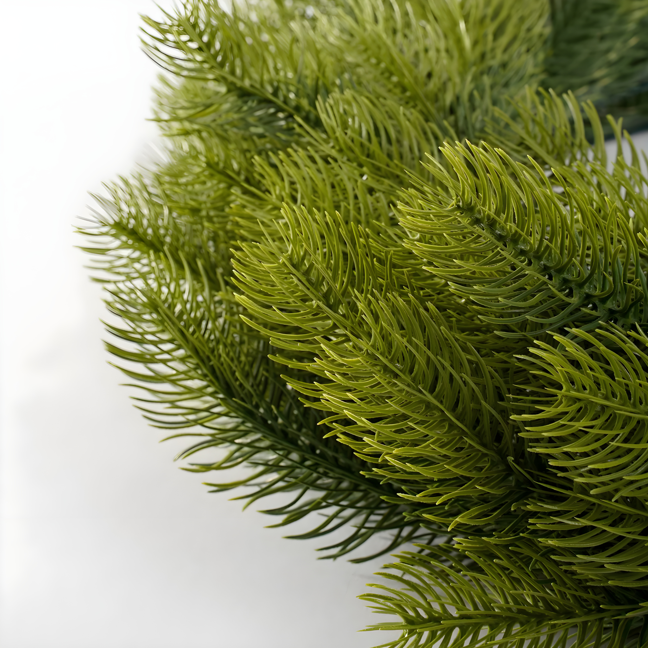 Round wreath Christmas garland "Jingle" in PE 100% Real Touch Ø 45 cm