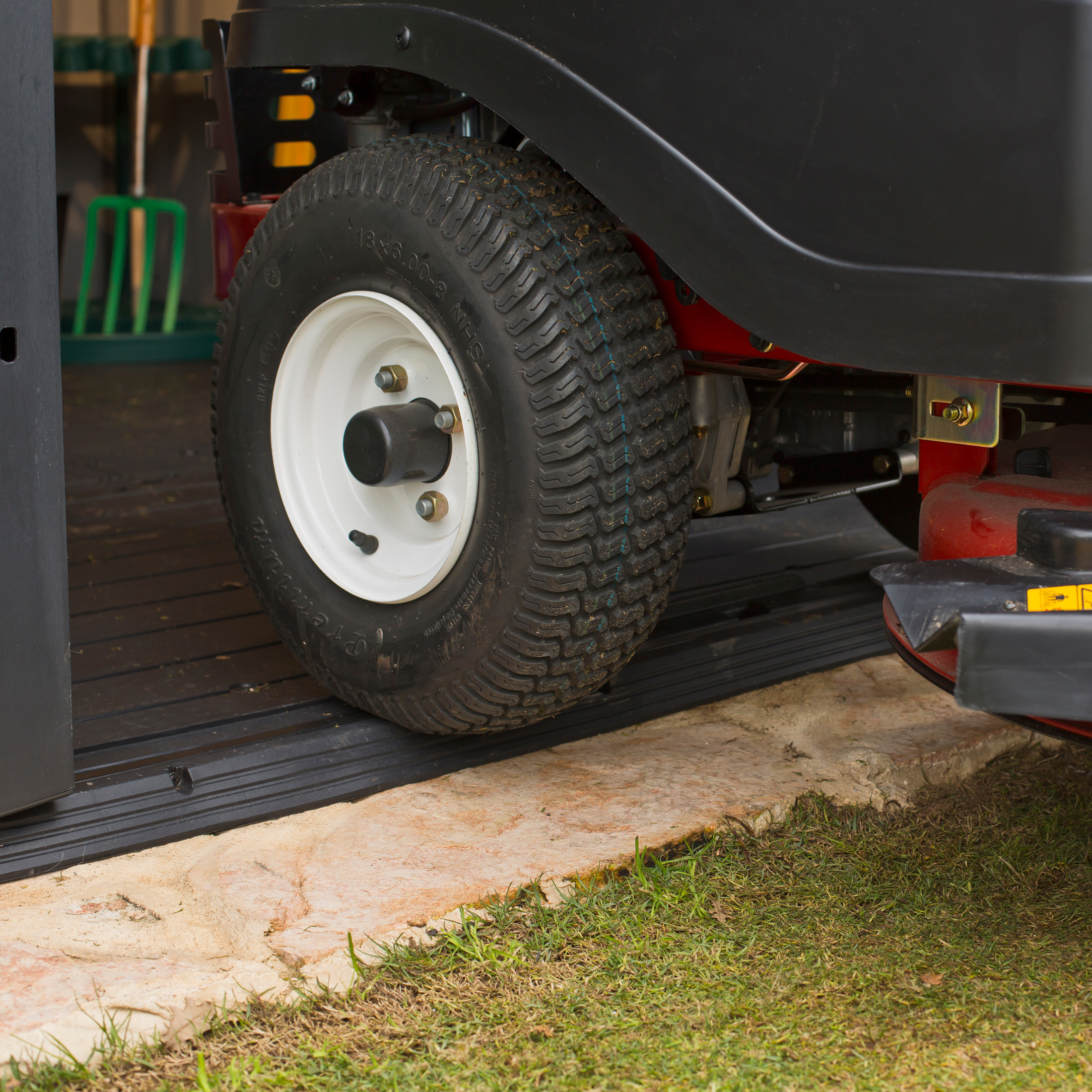 Garden shed "Nido Plus 757/775" evotech brown with double assembly option