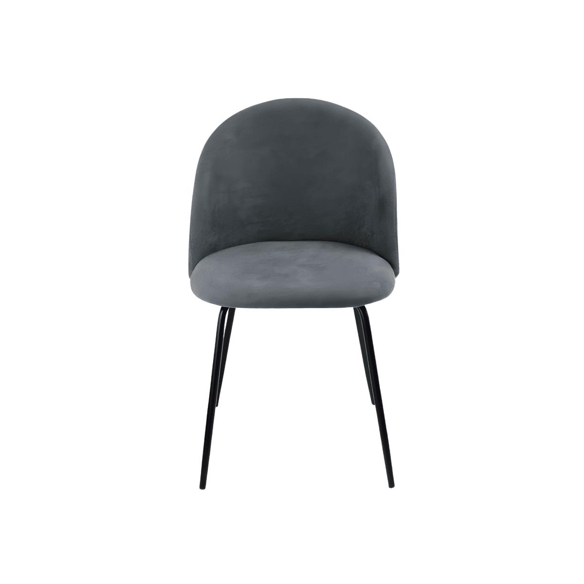 Set sedie da pranzo in tessuto moderne "Prince" con imbottitura cm 50x52 81h - MondoViro