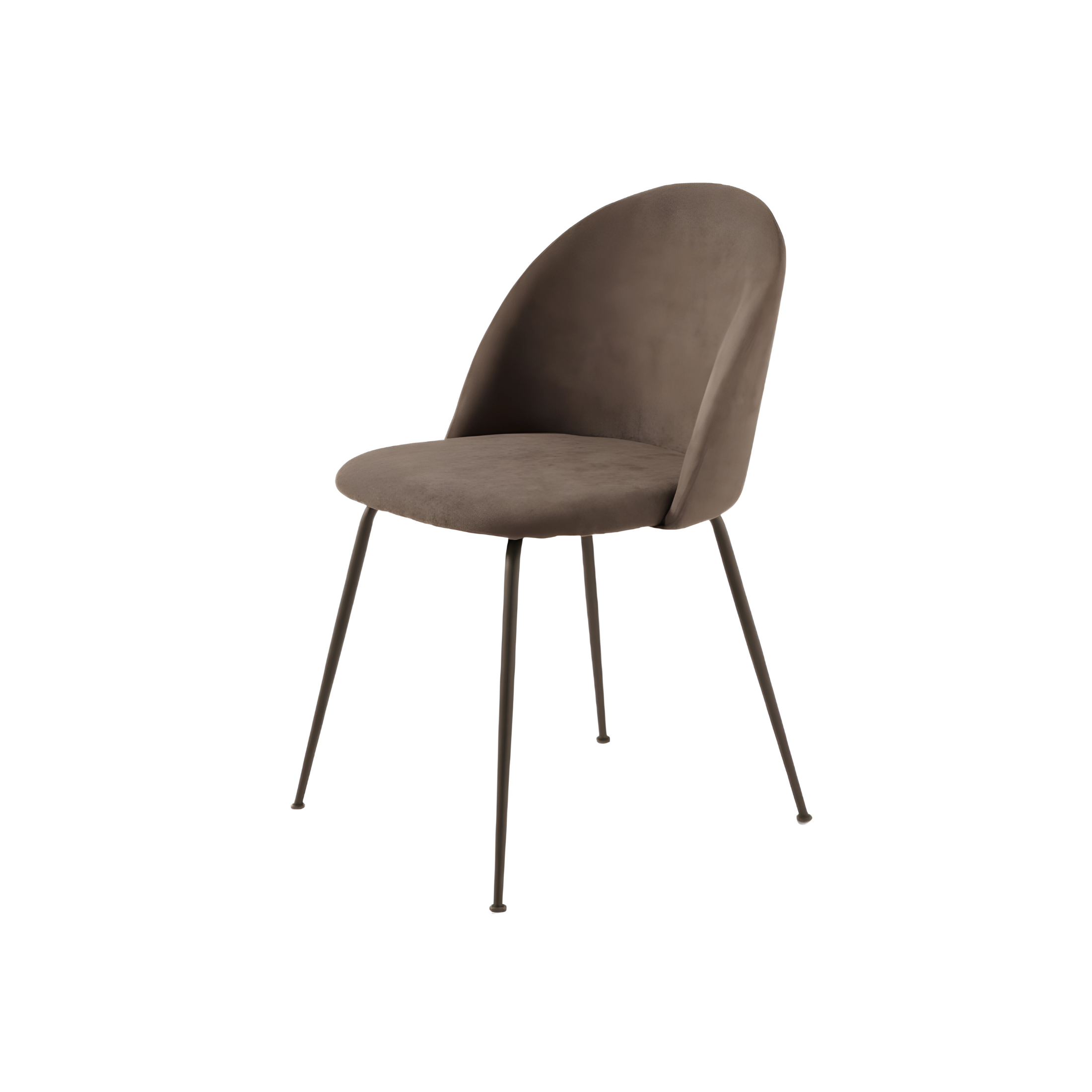 Set of modern "Prince" fabric dining chairs with padding, 50x52 cm, 81h