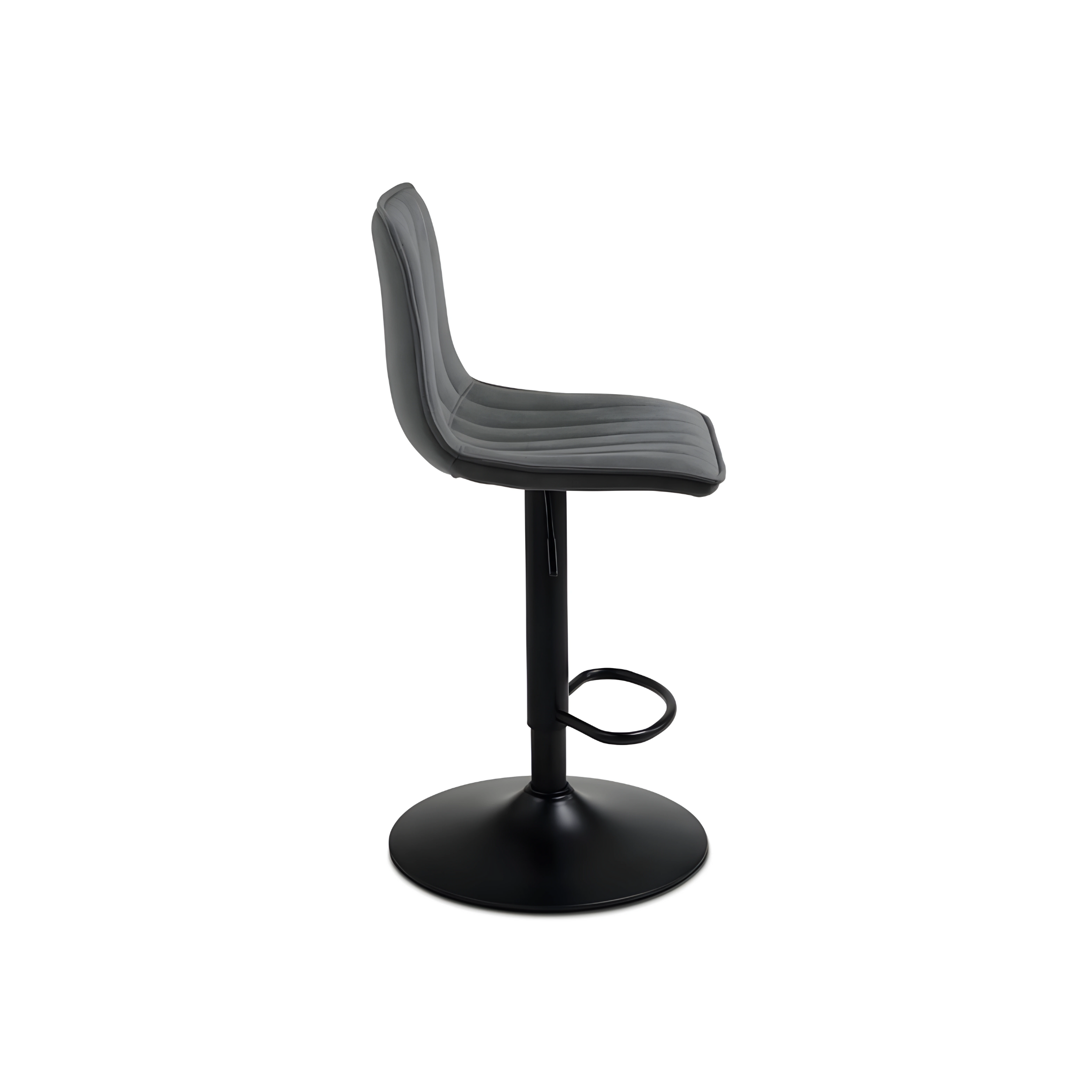 Set of "Palmer" padded fabric stools, 45x45 cm, 91h