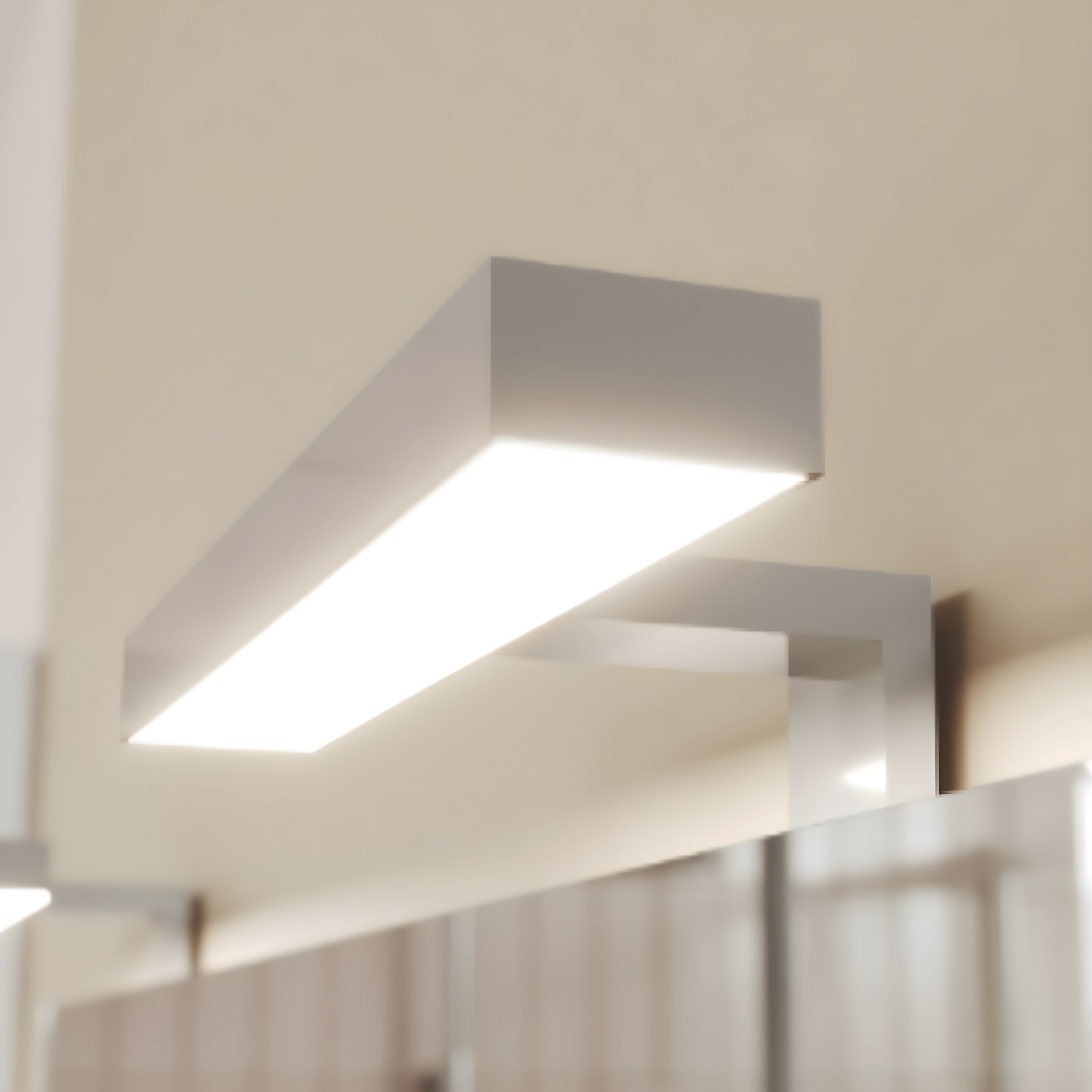 Modern wall-hung bathroom furniture "Tara" with 2 drawers, built-in sink and LED mirror