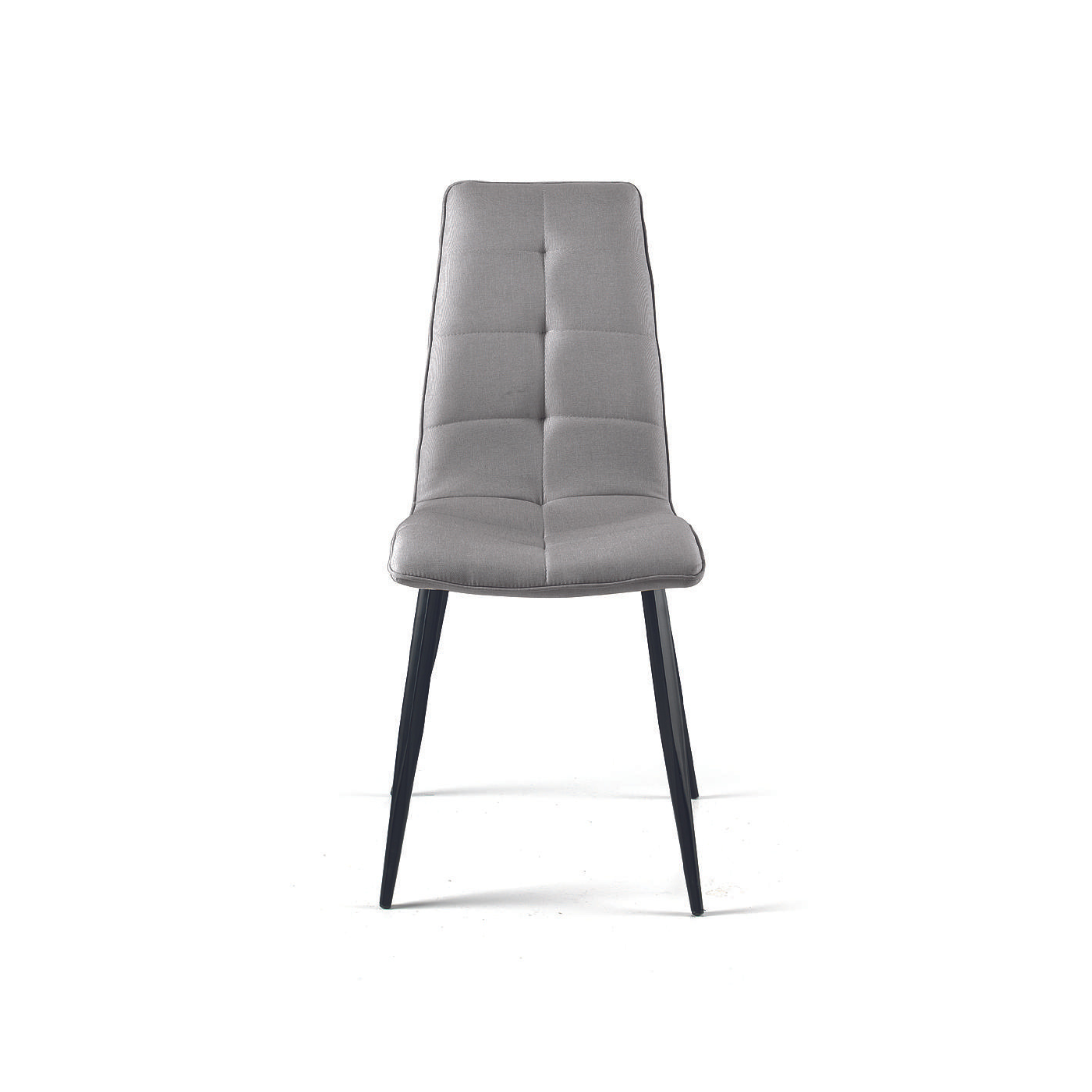 Set of "Arper" dining chairs in fabric with metal base cm 43x58 96h