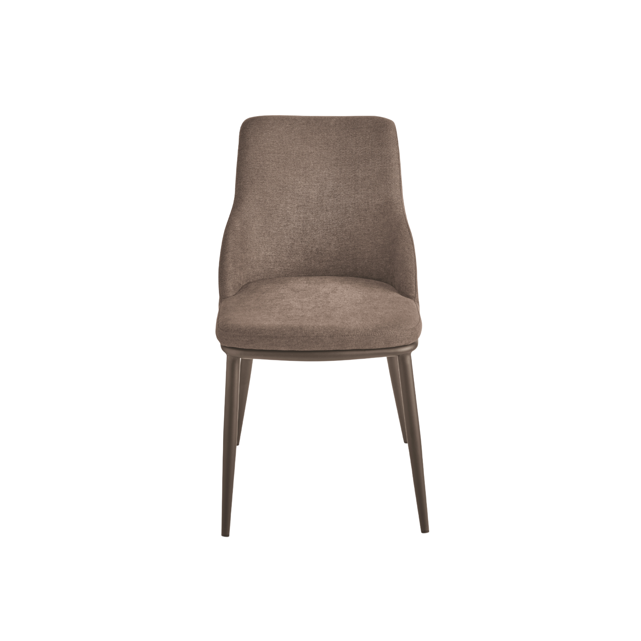 Set of "Malvina" fabric dining chairs with metal frame, 48x62 cm, 85 cm high