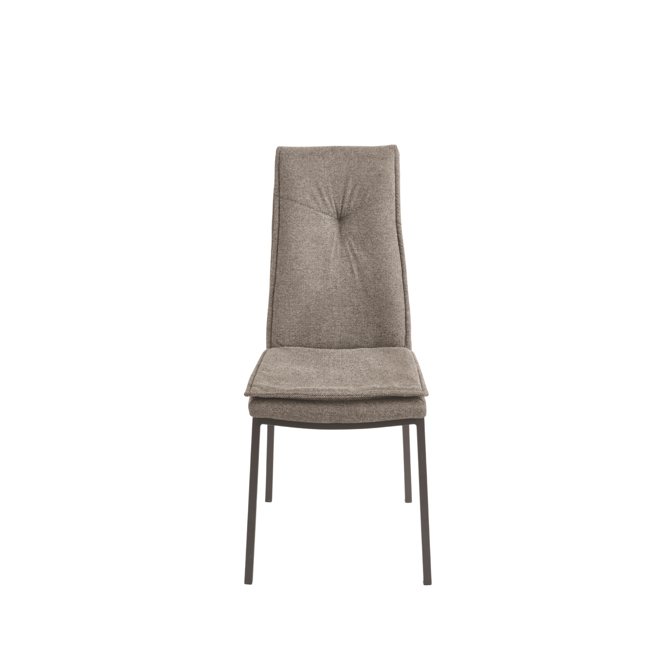 Set of "Lymba" padded dining chairs with metal frame, 45x60 cm, 98h