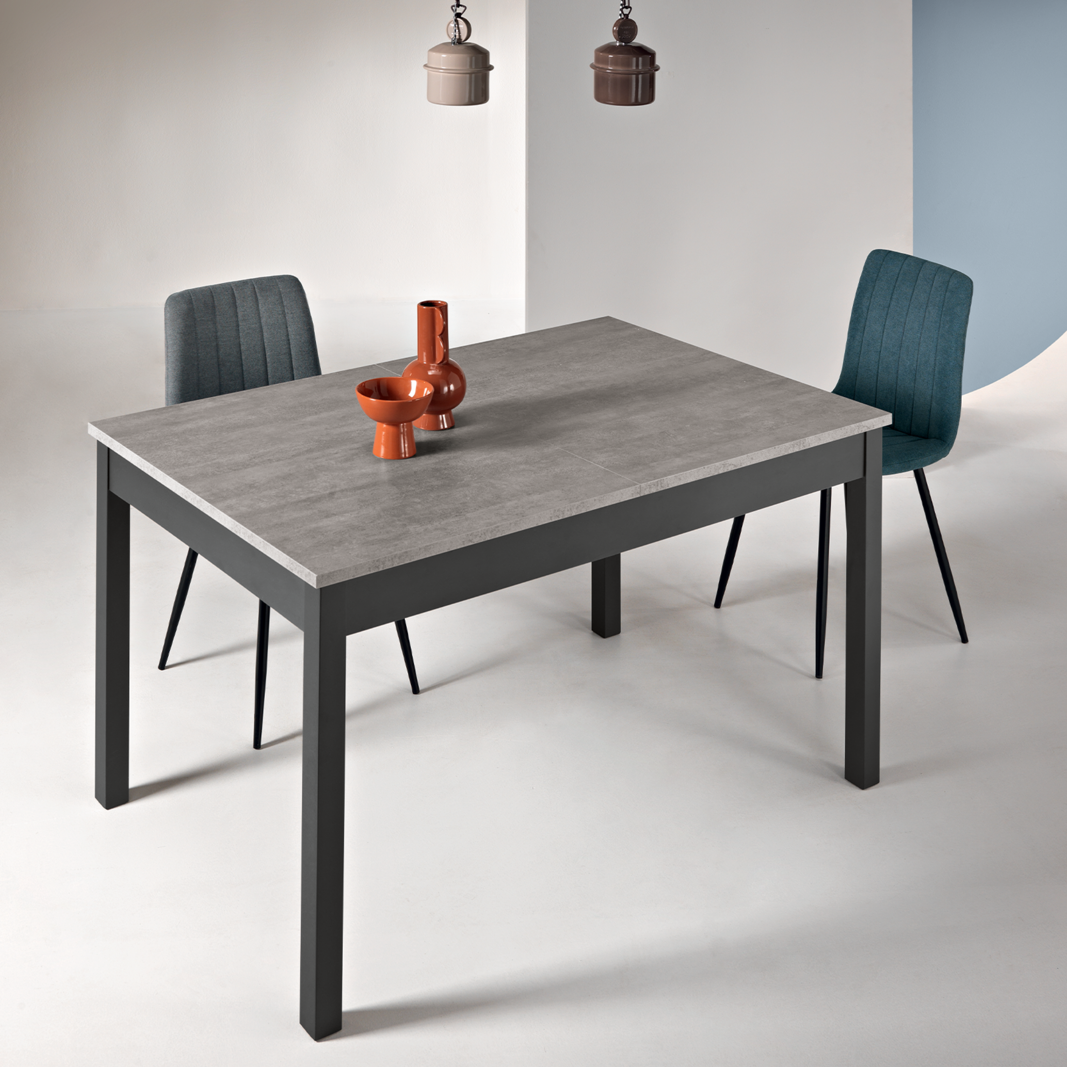 "Malaga" extendable modern dining table 140/220x90 cm 76h