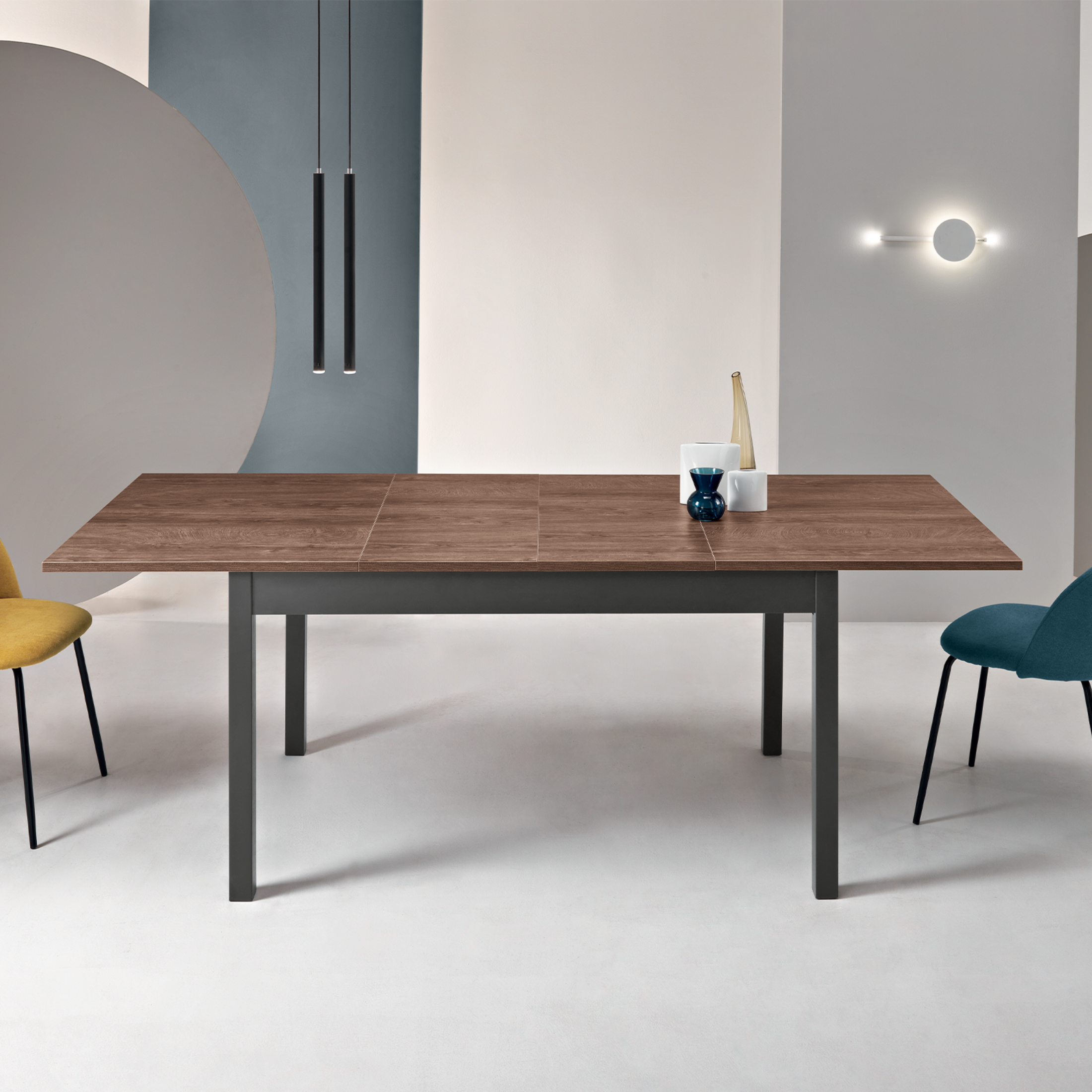"Malaga" extendable modern dining table 140/220x90 cm 76h