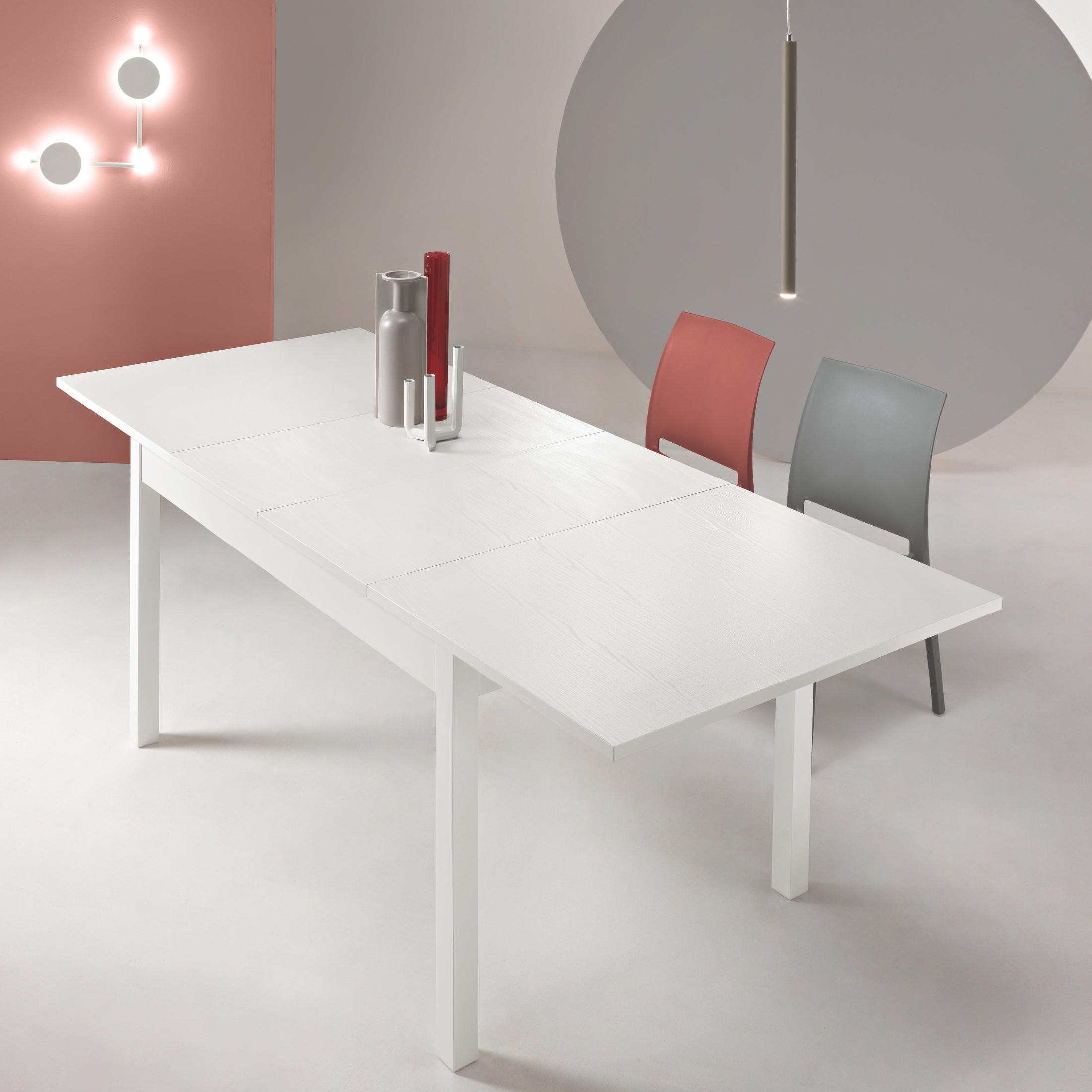 "Malaga" extendable modern dining table 140/220x90 cm 76h