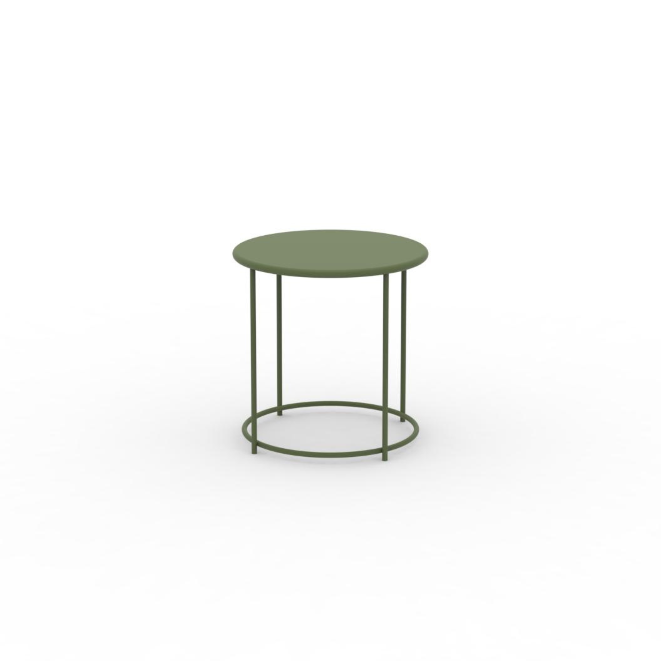 "Daisy" round metal coffee table for the garden, height 45 cm