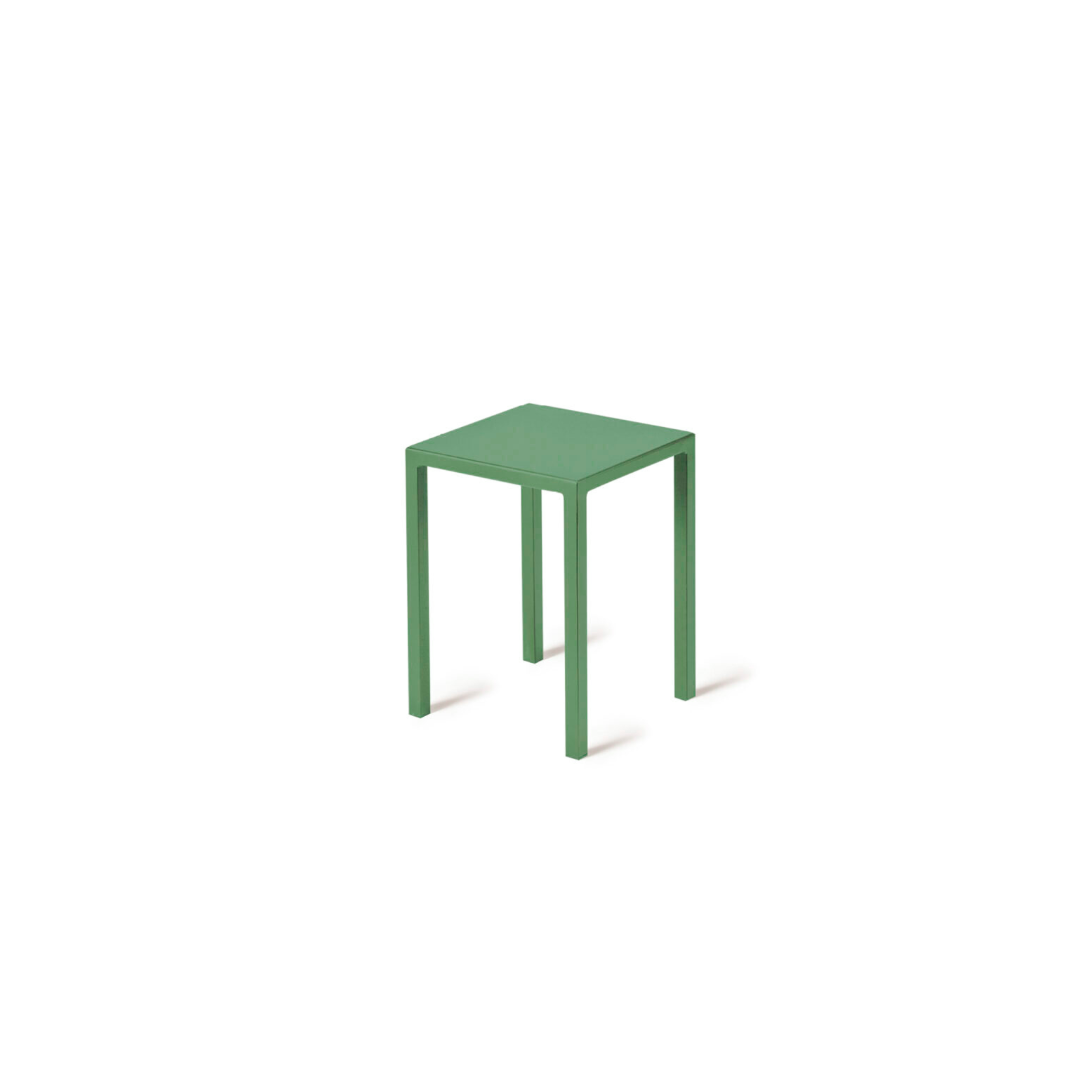 Quatris Modern Metal Low Stool, Garden Coffee Table