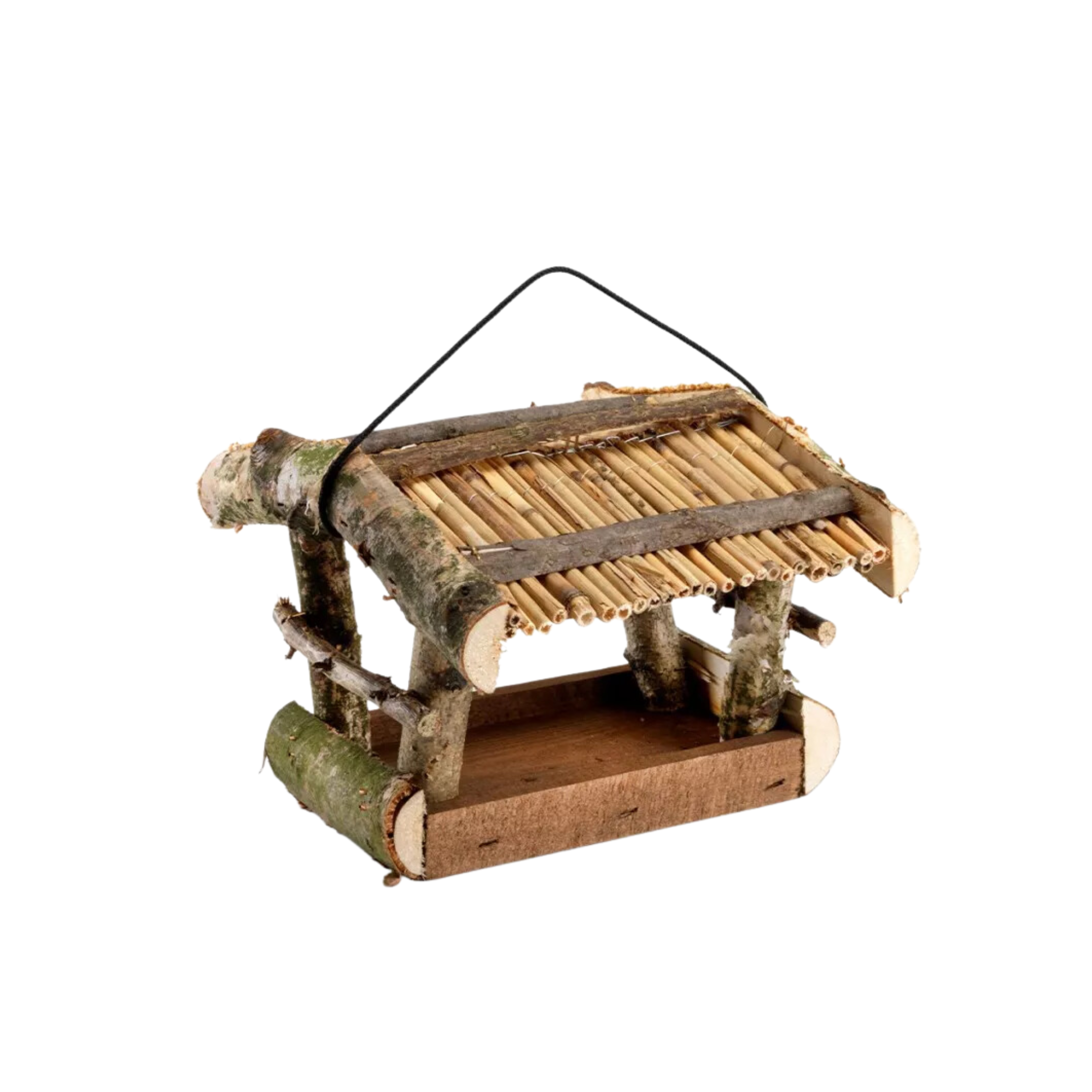 "Nature" outdoor bird feeder in FSC wood, 22x22 cm, 17h