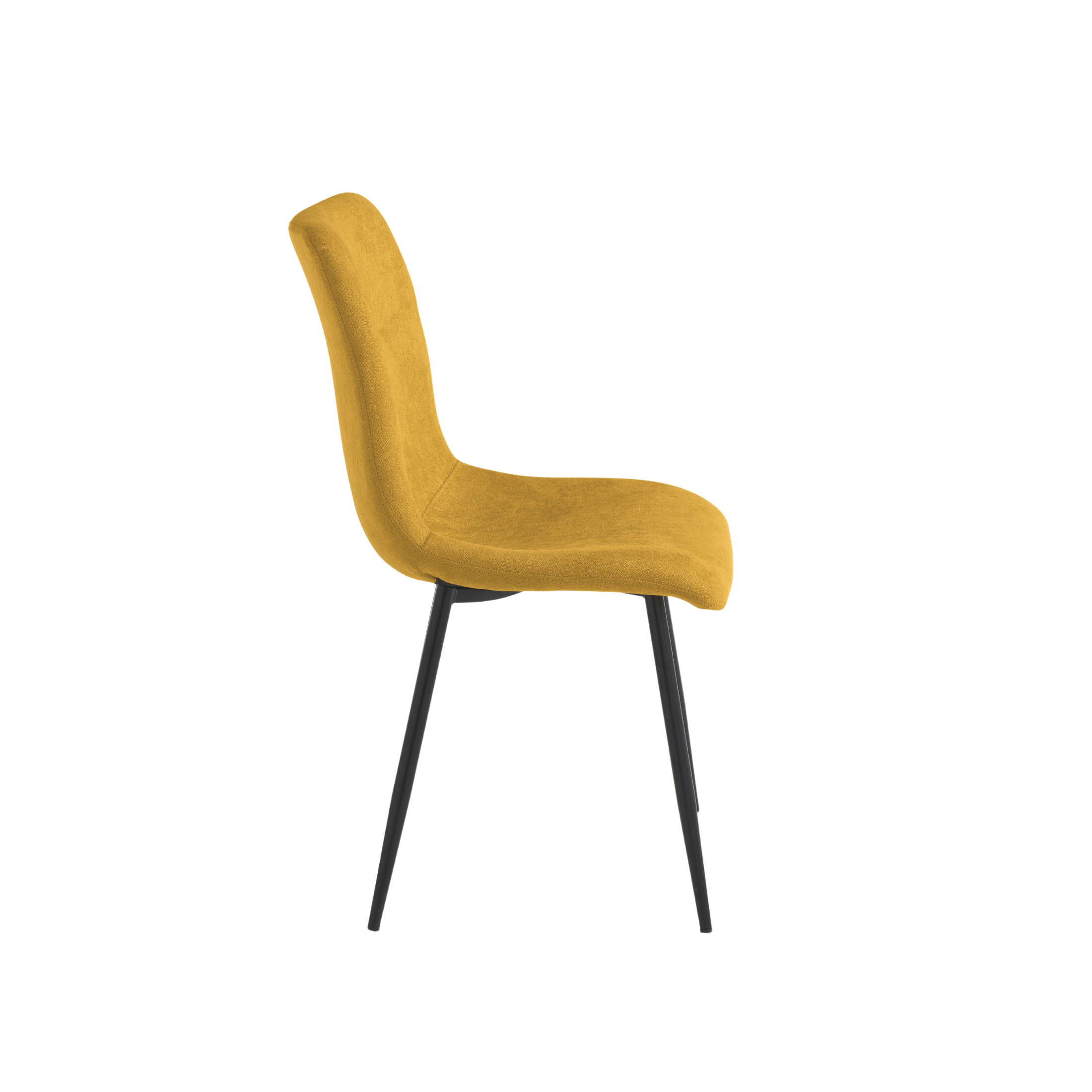 Set of modern padded "Nymara" fabric chairs, 45x59 cm, 90 cm high.