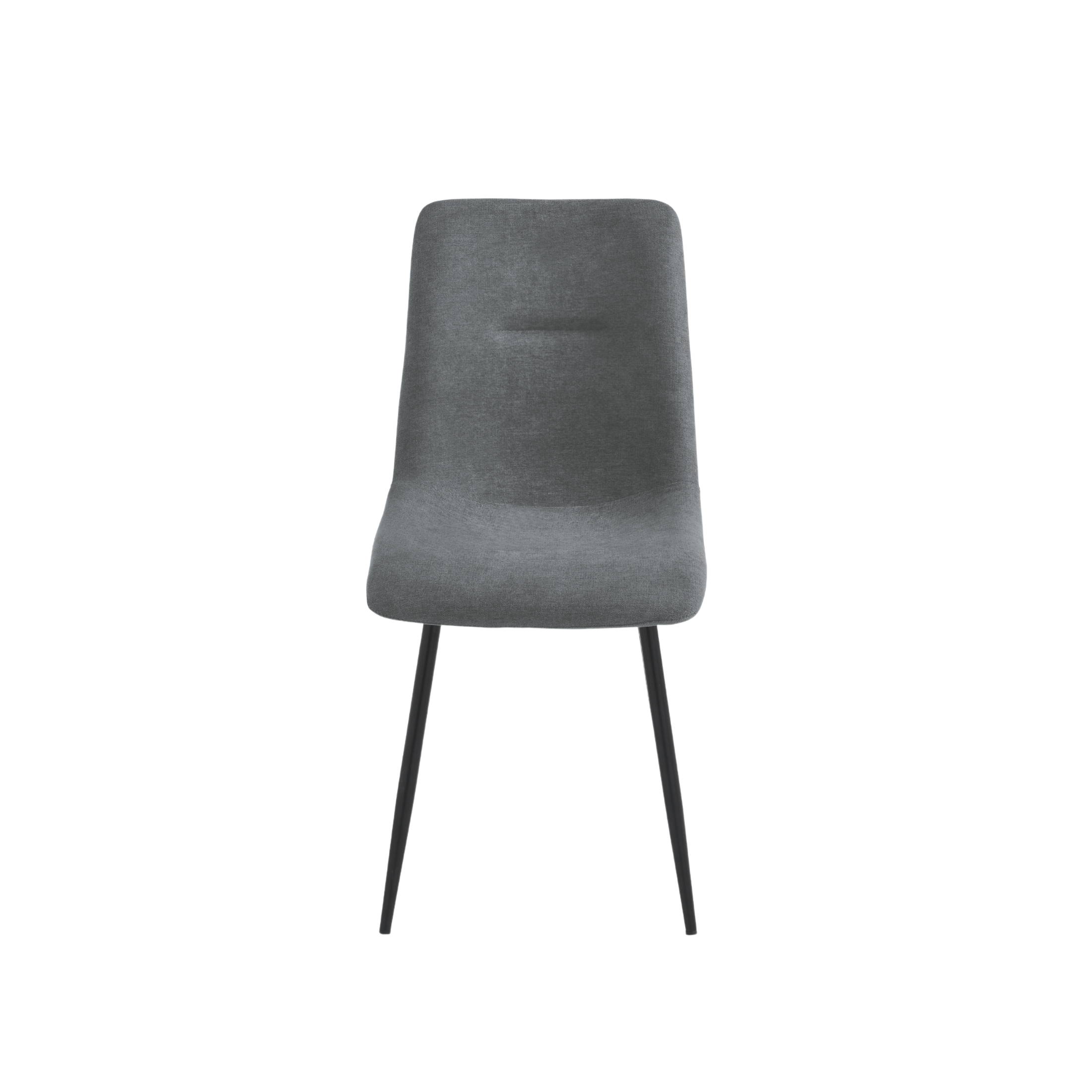 Set of modern padded "Nymara" fabric chairs, 45x59 cm, 90 cm high.