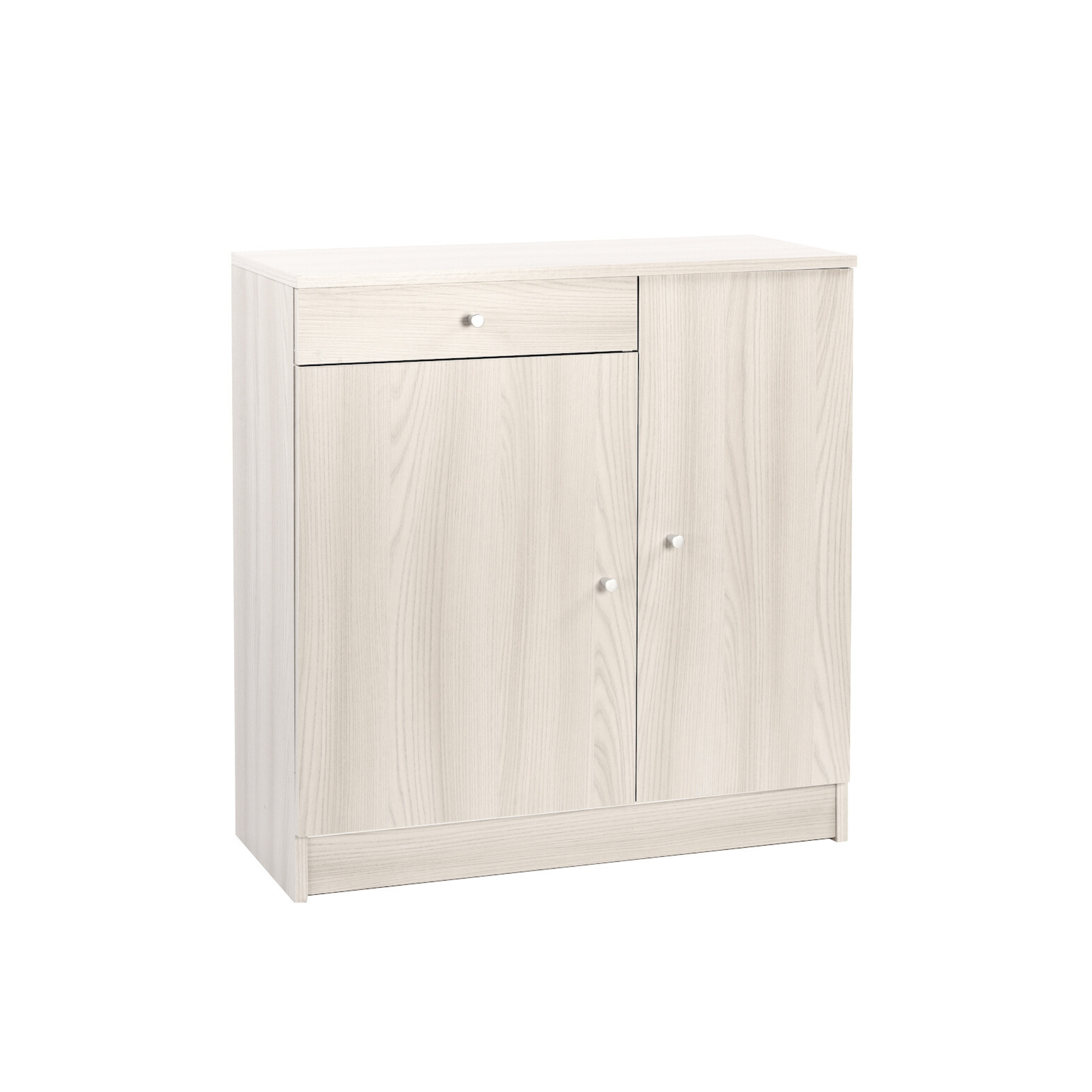 "Elisa" modern entrance hall cabinet with 2 doors and 1 drawer, 77x34 cm, 80 cm high