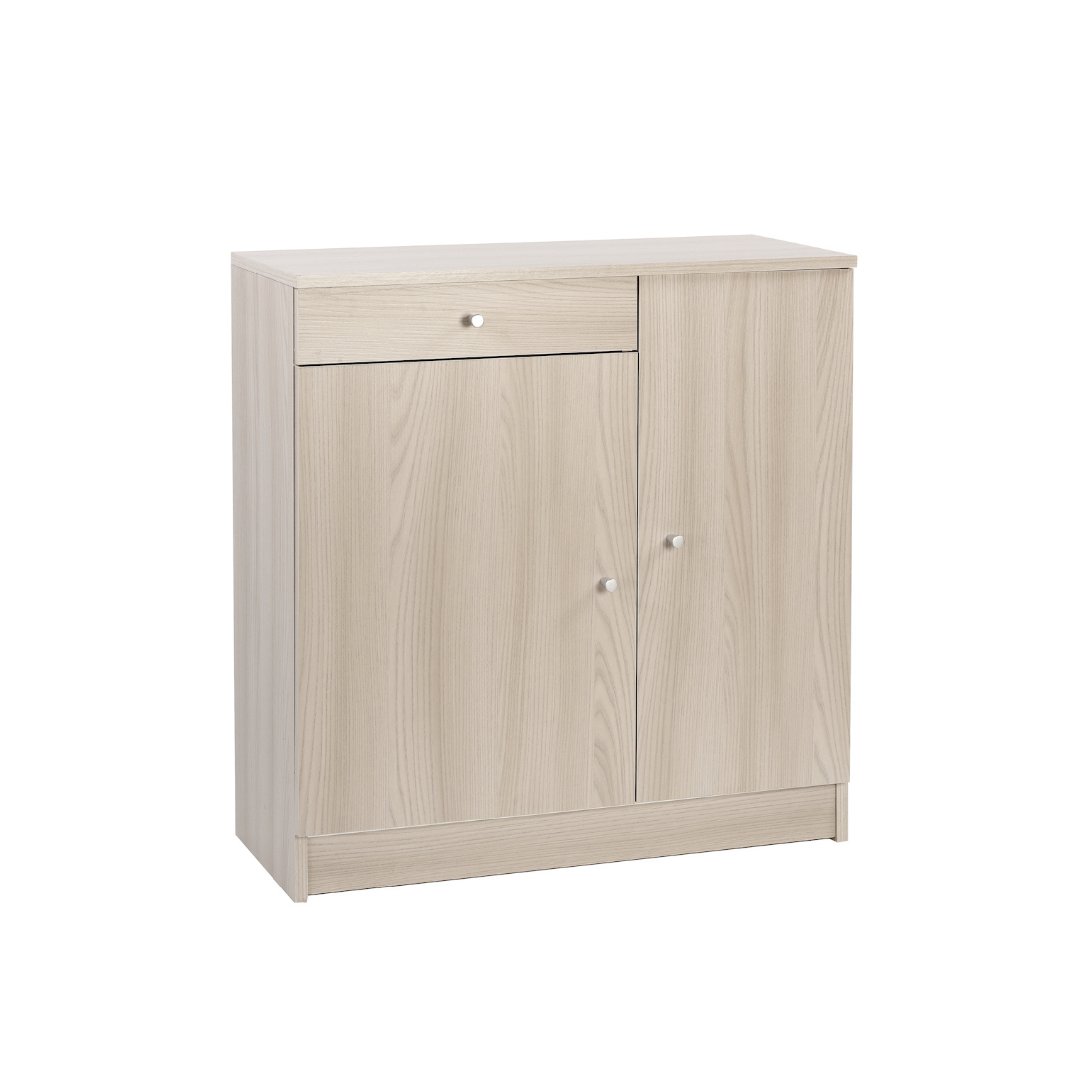 "Elisa" modern entrance hall cabinet with 2 doors and 1 drawer, 77x34 cm, 80 cm high