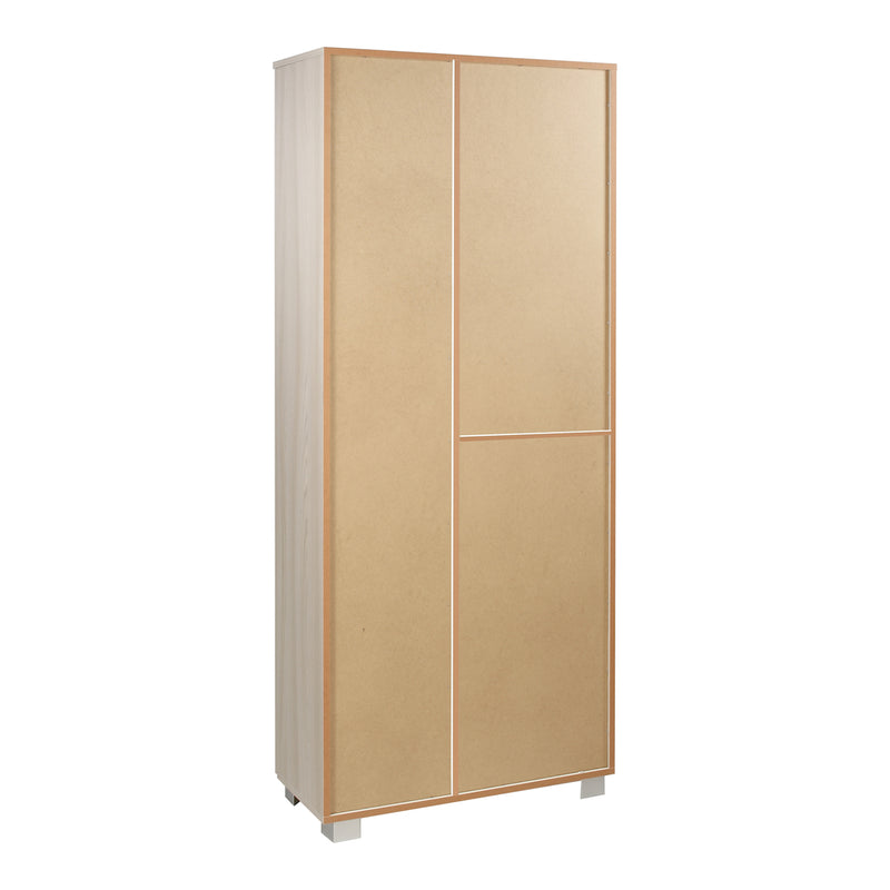 Elegant 3-door, 1-drawer "Raffy" wooden cabinet, 77x34 cm, 178h