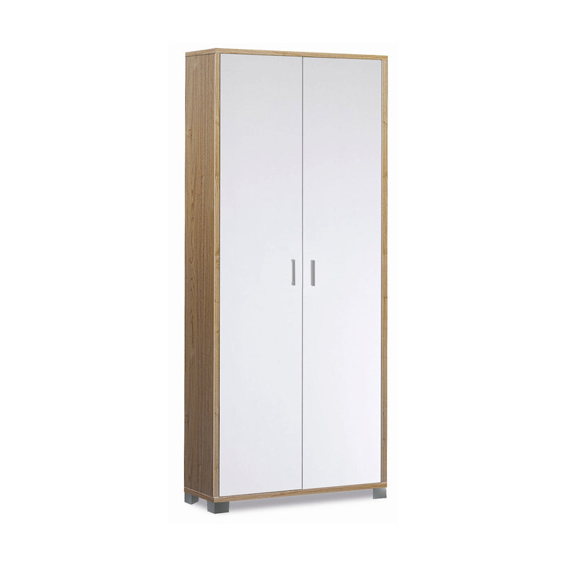 2-door wooden cabinet with feet "Venere1" modern wardrobe cm 83x29 190h