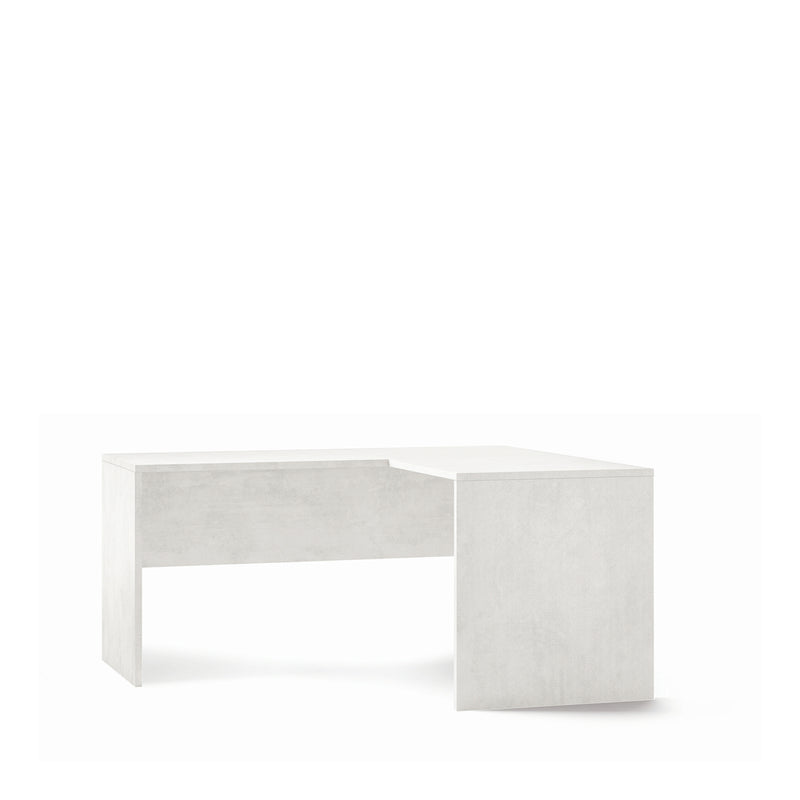Modern "Ambra" wooden corner desk for study, 160x150 cm, 76h