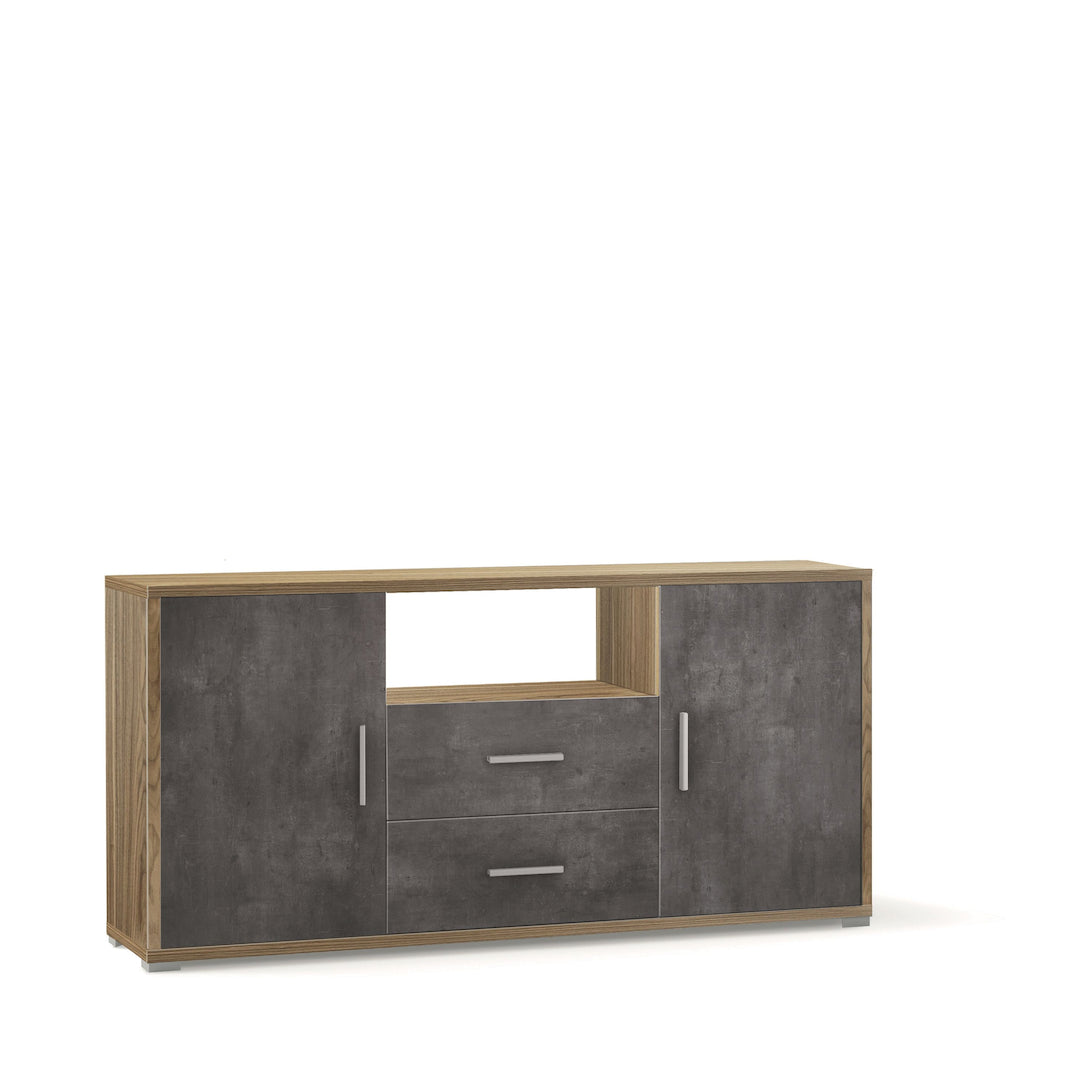 "Twinfit" 2-door, 2-drawer wooden entrance sideboard, 174x41 cm, 82 cm high