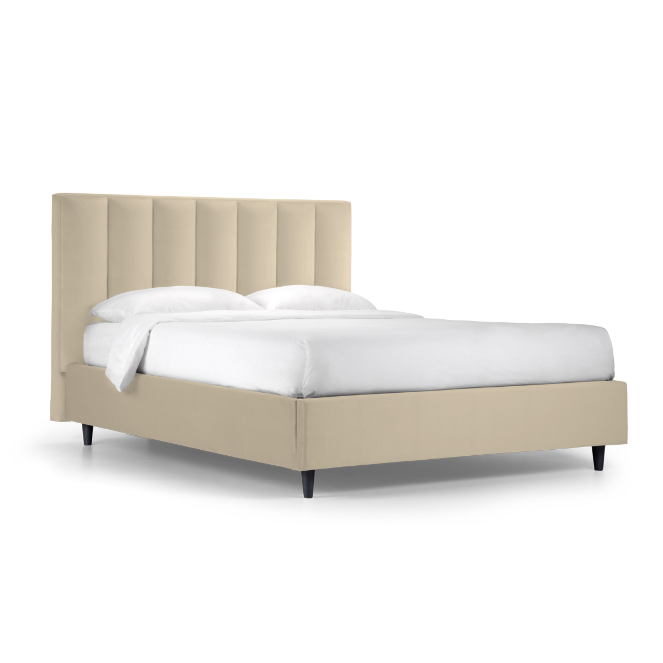"Paris" storage bed in hydro-fabric