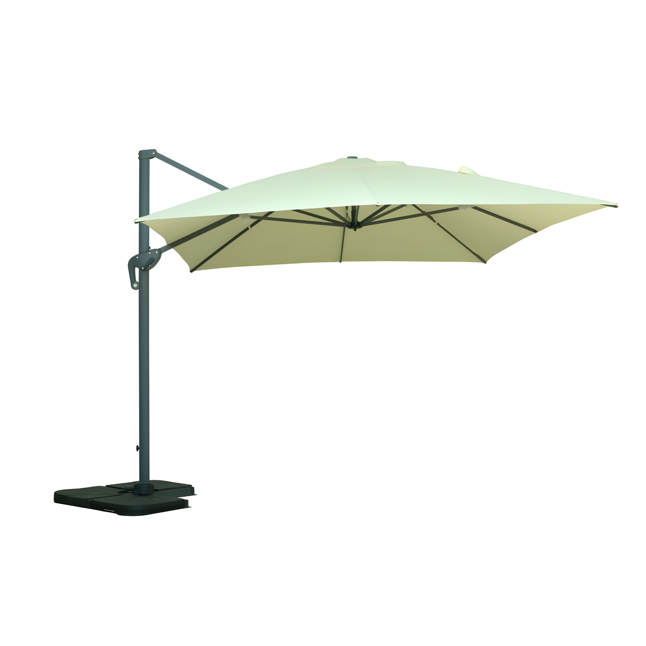 Modern "Palermo" garden umbrella, 300x300 cm, made of aluminum.