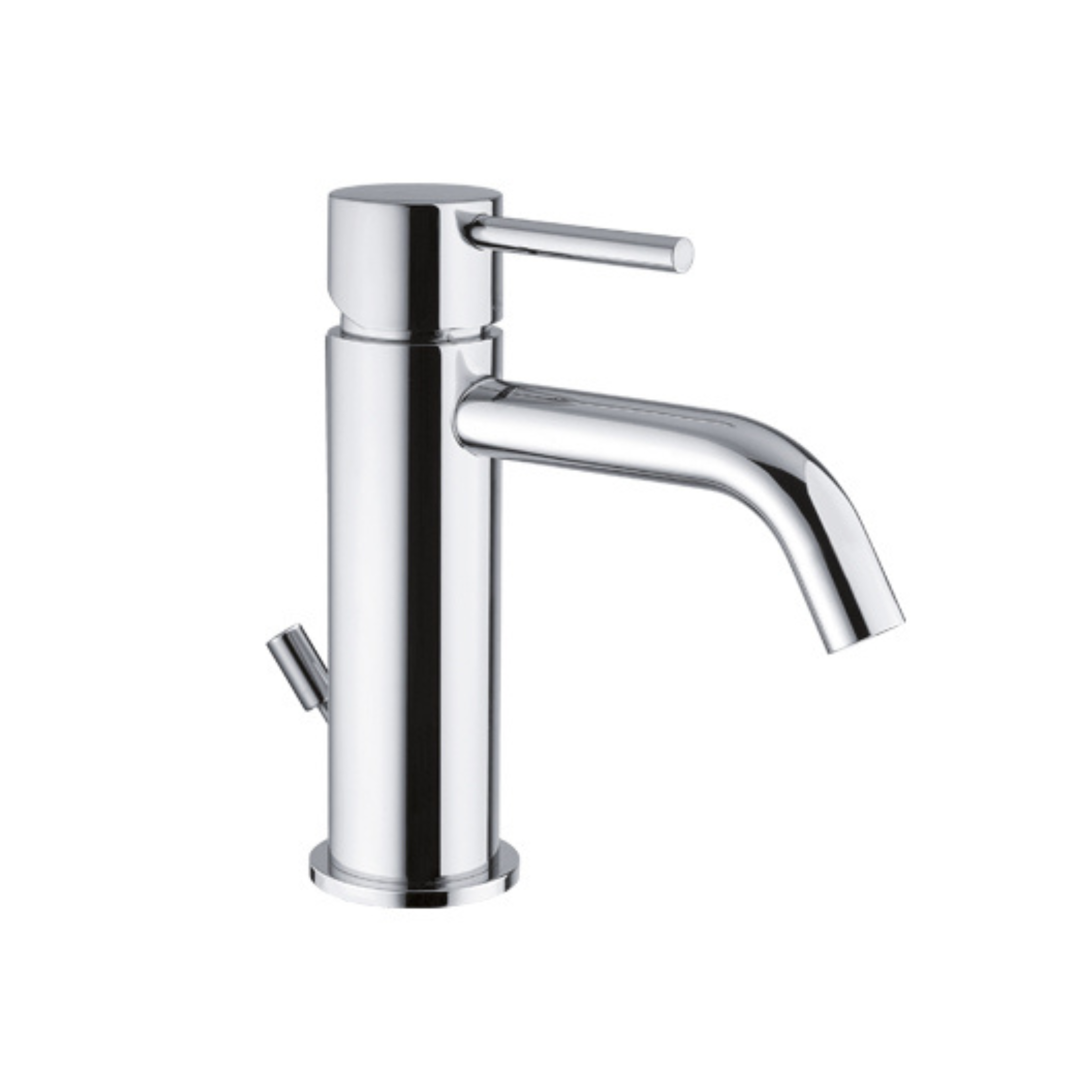 "Joy" chrome basin mixer tap with waste and Ø 25mm cartridge