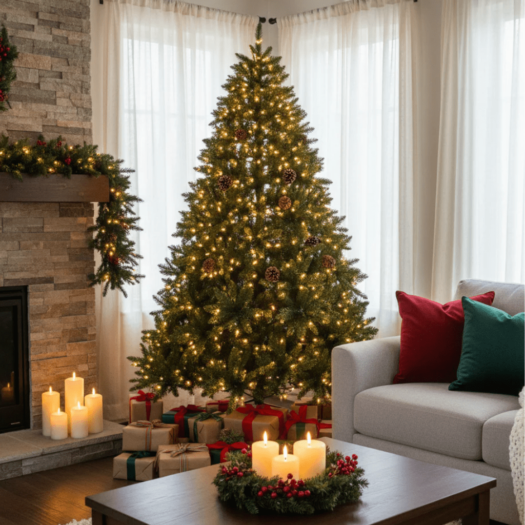 Albero di Natale realistico "Brina" in PVC di altissima qualità - MondoViro