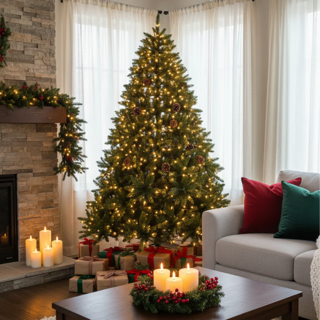 Realistic Christmas tree "Frost" made of high-quality PVC