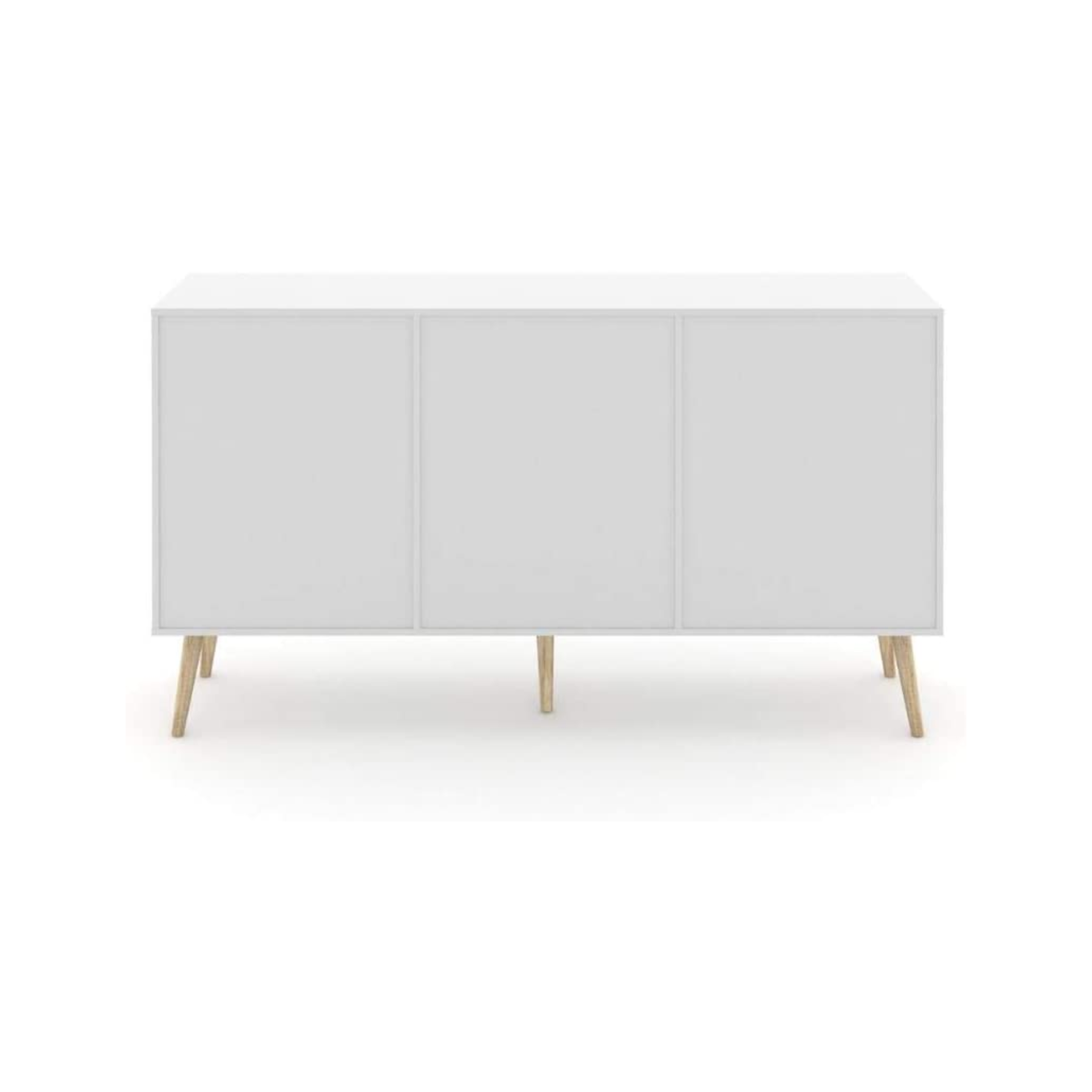 Credenza da soggiorno Oslo in legno Bianca Rovere