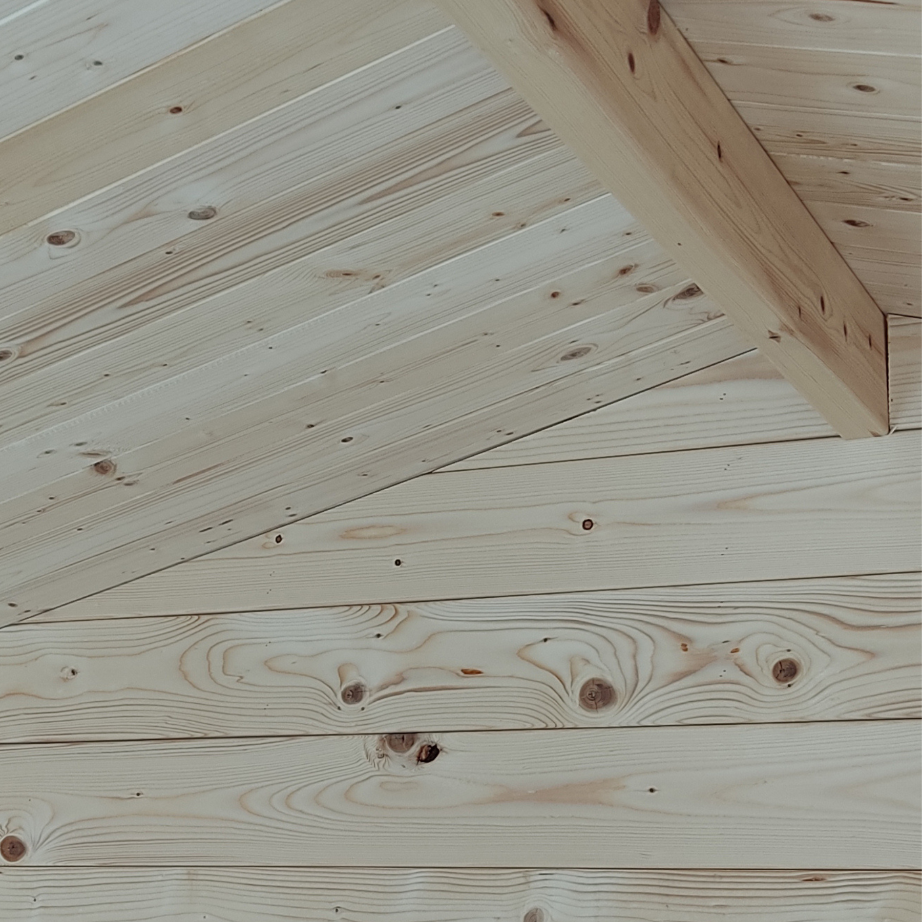 "Regis" garden house in rough fir, 200x200 cm, 200h