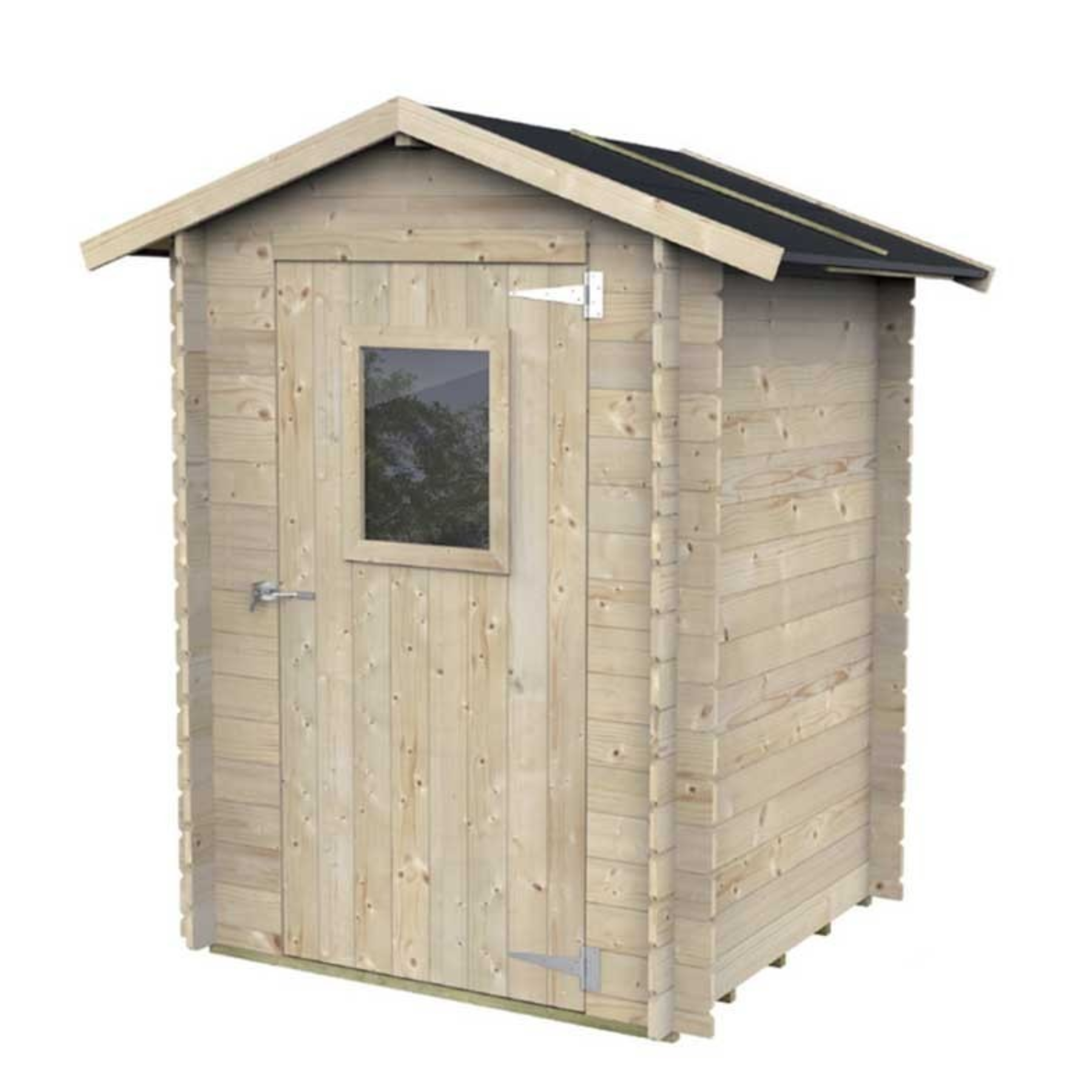 Prefabricated wooden garden house "Hobby" 146x146 cm 200h