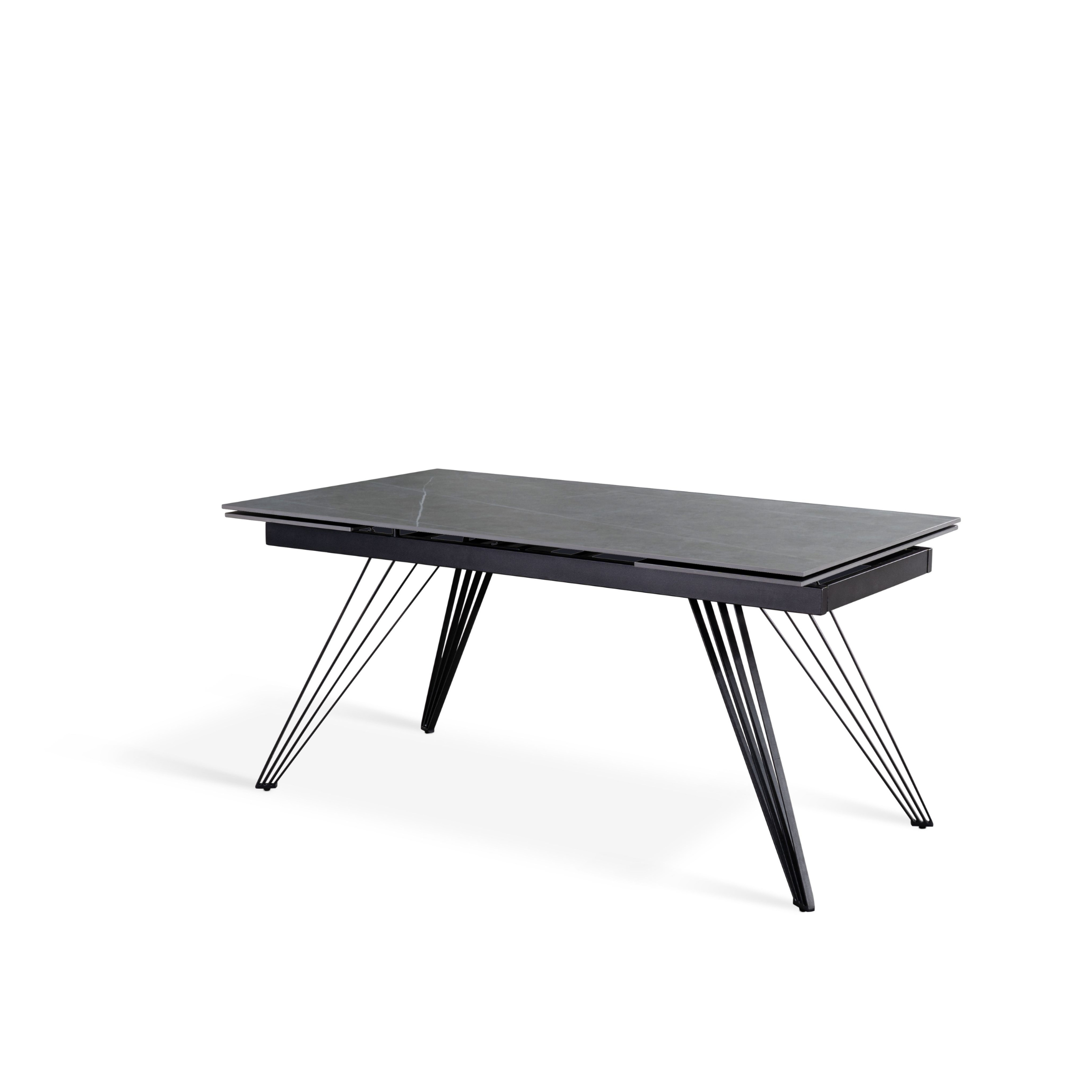 Extendable table "David1" ceramic top cm 160/240x90 76h