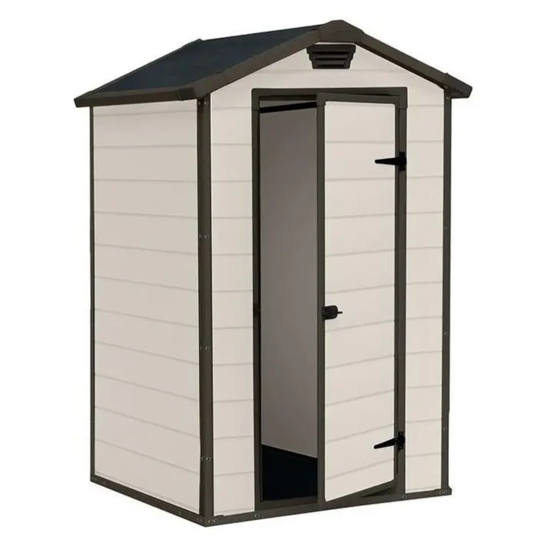 Beige resin garden house "Coconut" 128x94 cm 196h