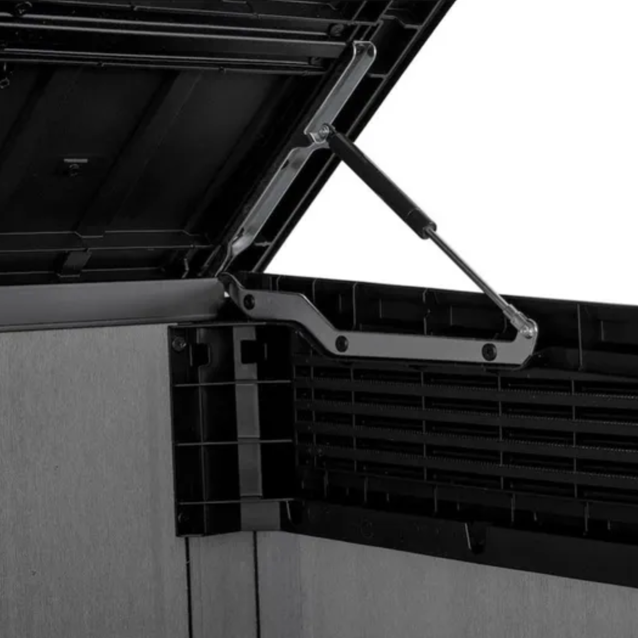 Multipurpose outdoor trunk "Box" in resin 2 doors 190.5x109.3 cm 135.5h