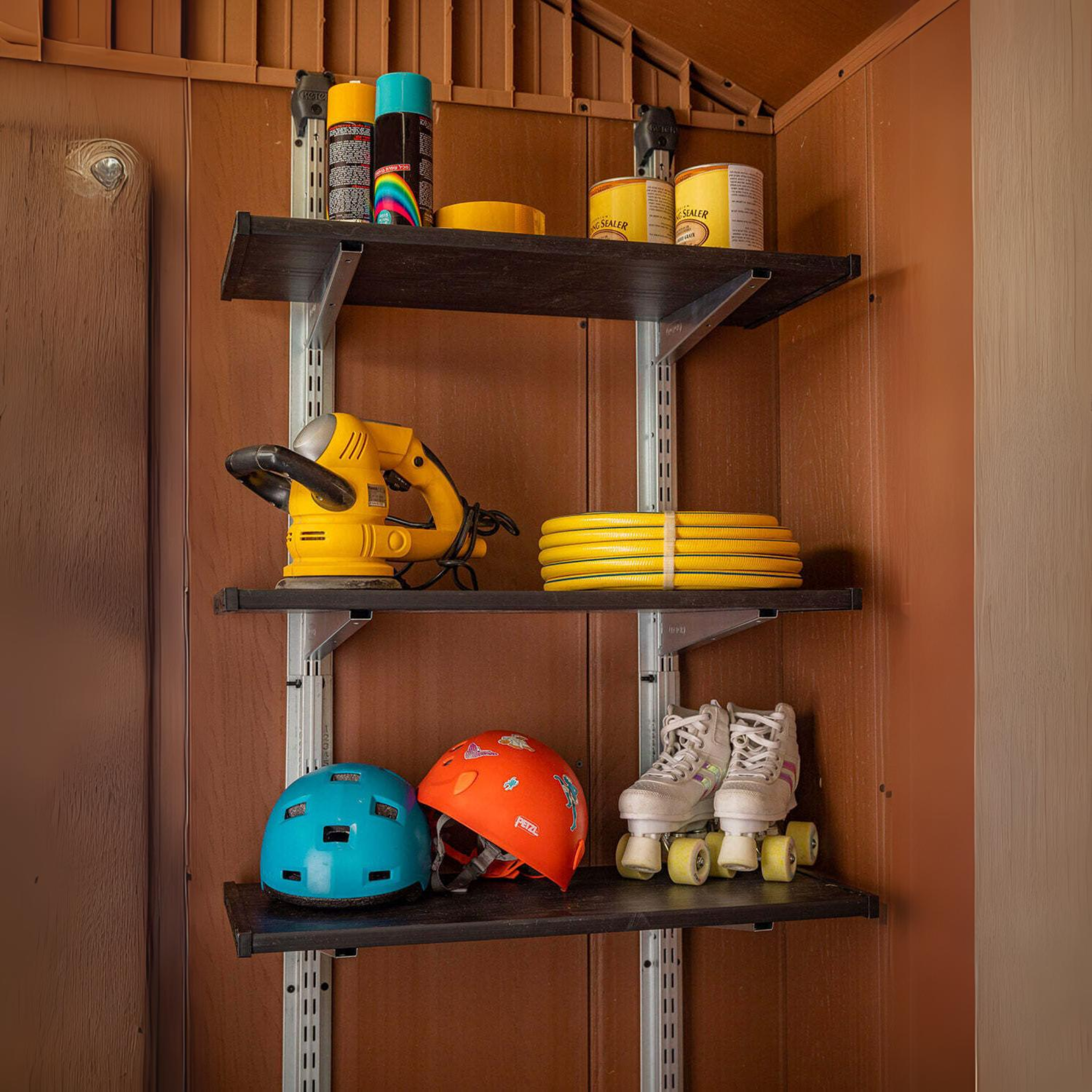 Newton 3-Tier Metal Shelving Kit