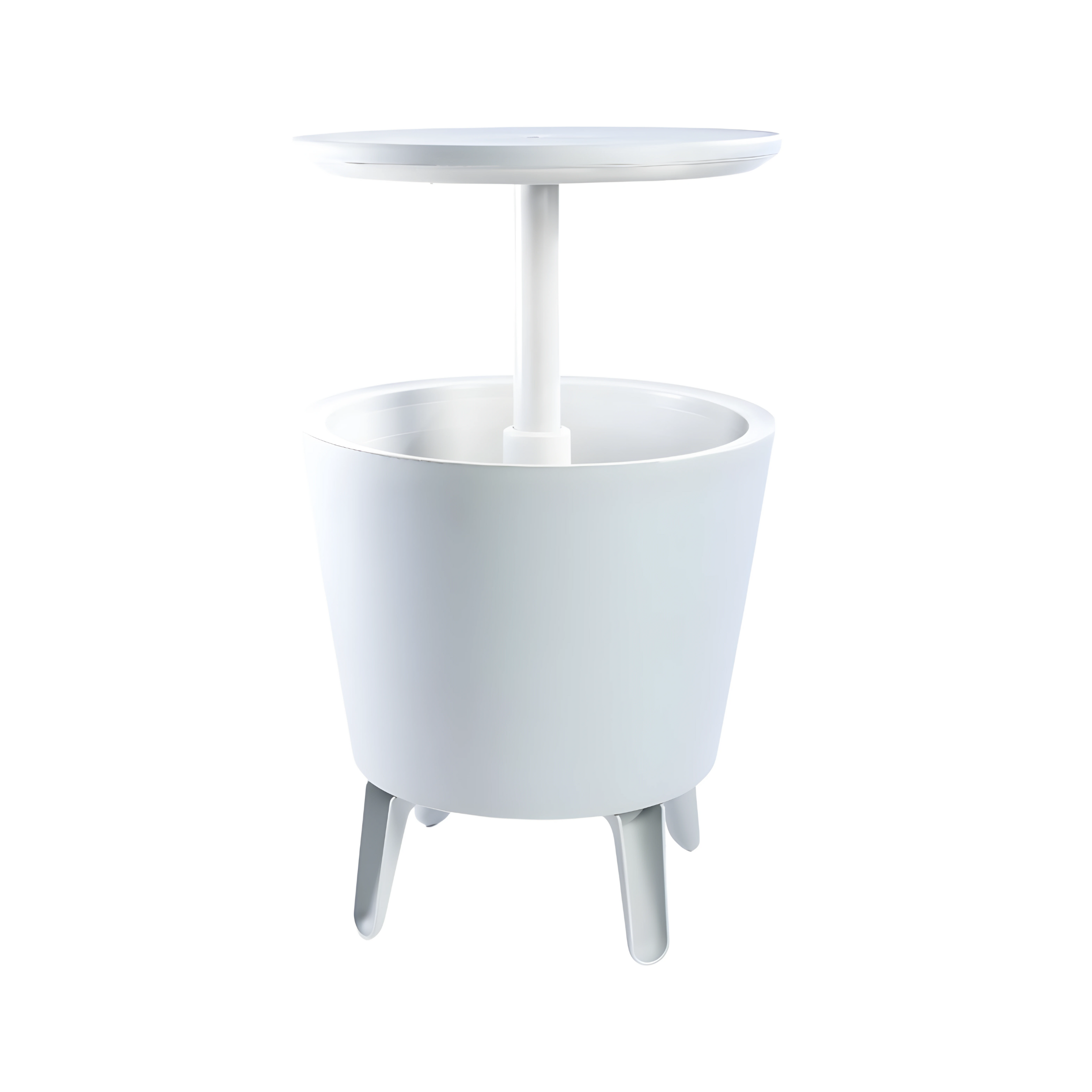 "Ice Bar" resin ice bucket table with liftable top 49.5x49.5 cm 84.5h