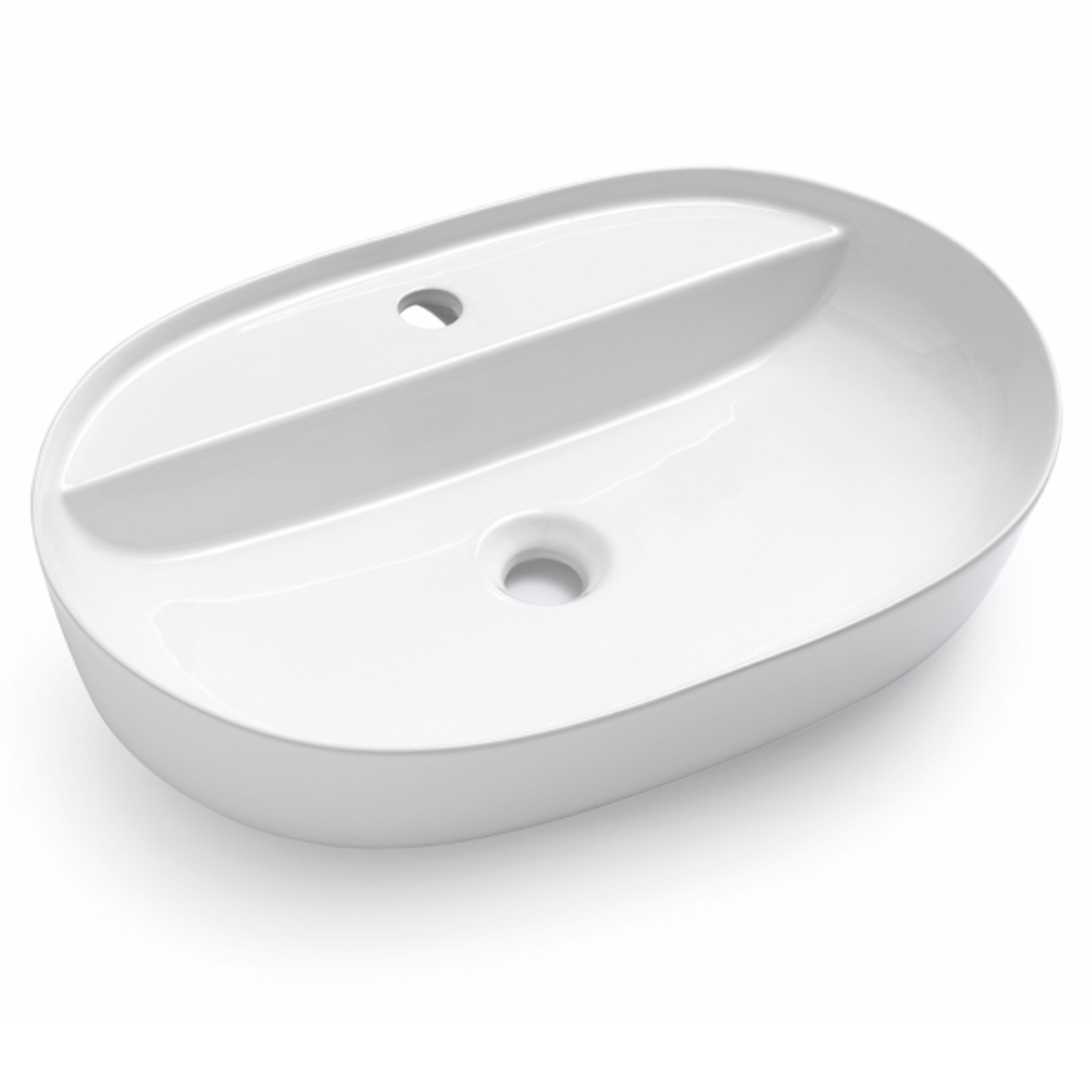 "Lotus" suspended bathroom cabinet with 2 drawers, mirror, sink, step ladder, top