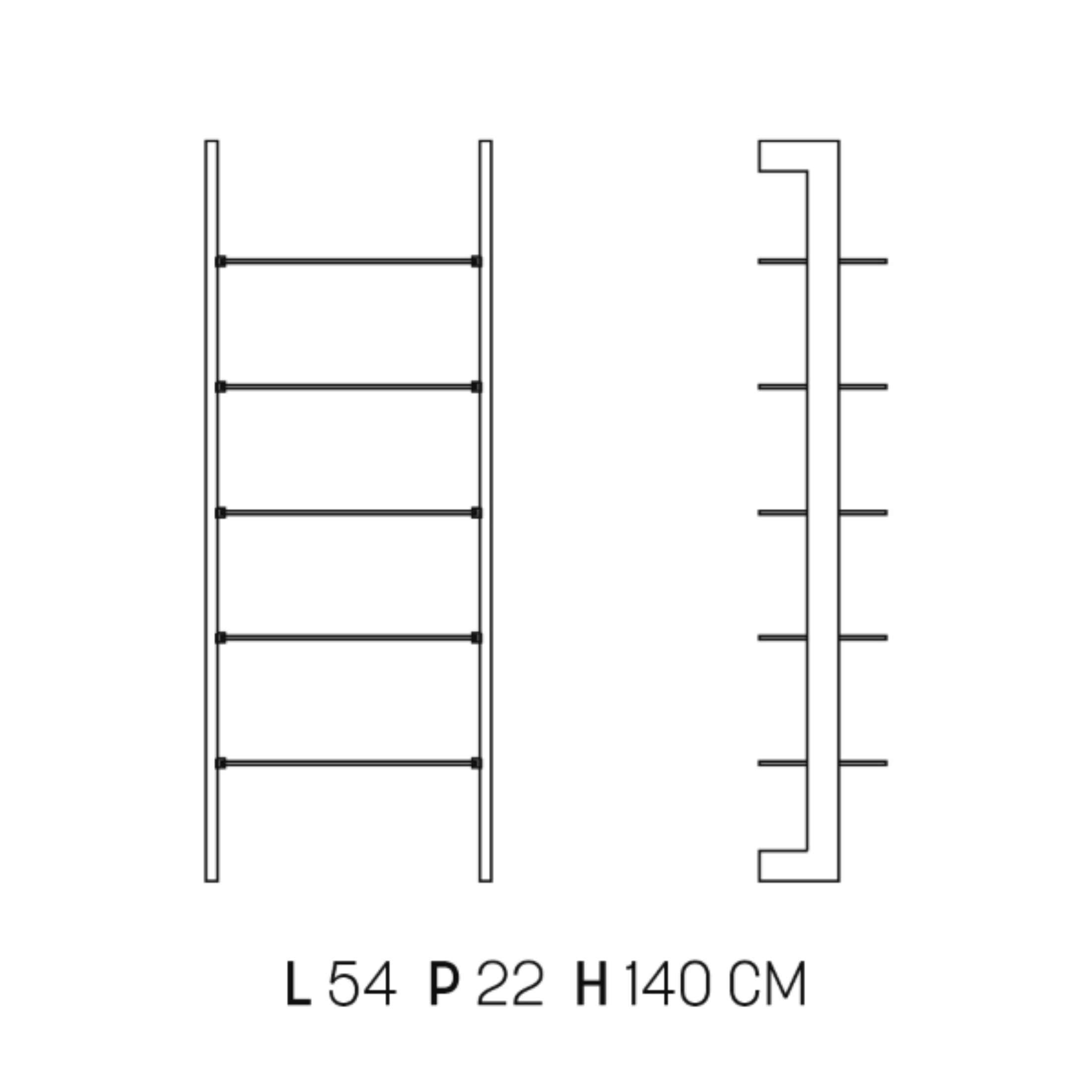 "Lotus" suspended bathroom cabinet with 2 drawers, mirror, sink, step ladder, top